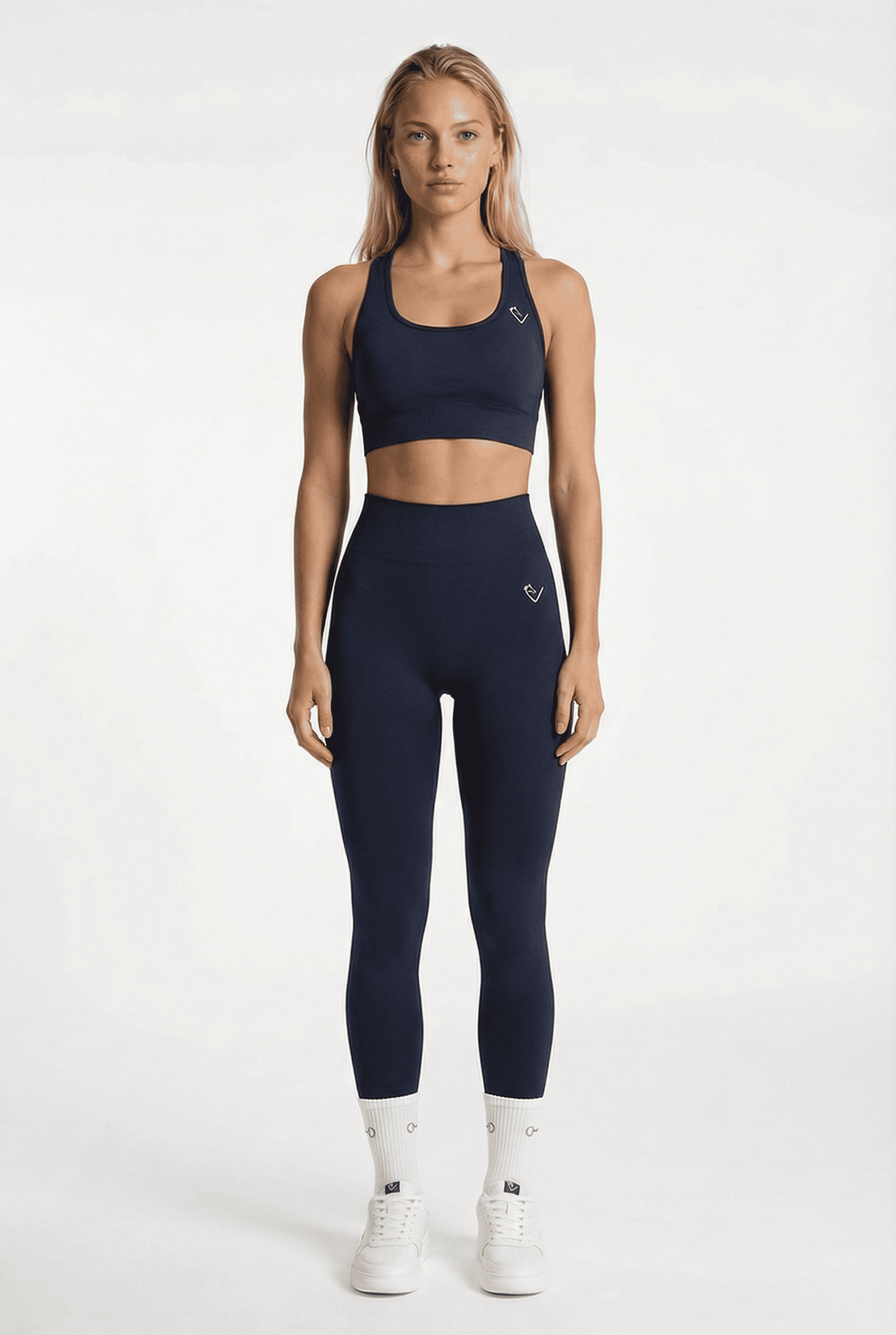 Seamless Sports Bra - Navy