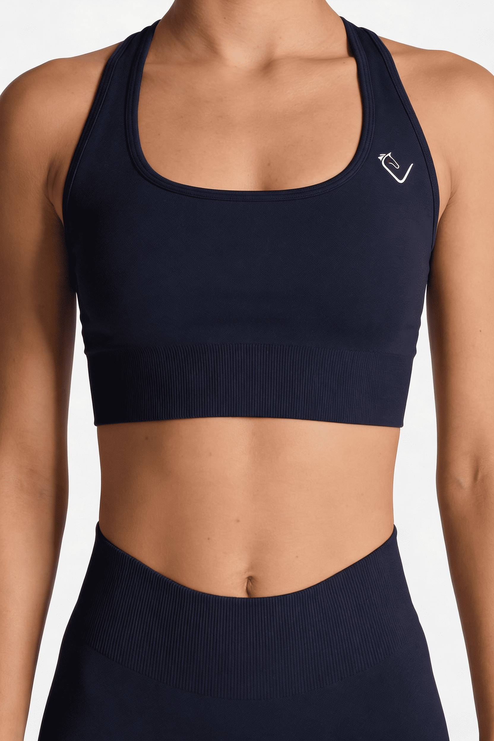 Seamless Sports Bra - Navy