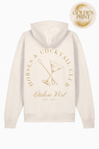 Pharos 2.0 Oversize Fit Hoodie - Horses & Cocktail Special Edition - Gold/Off-White