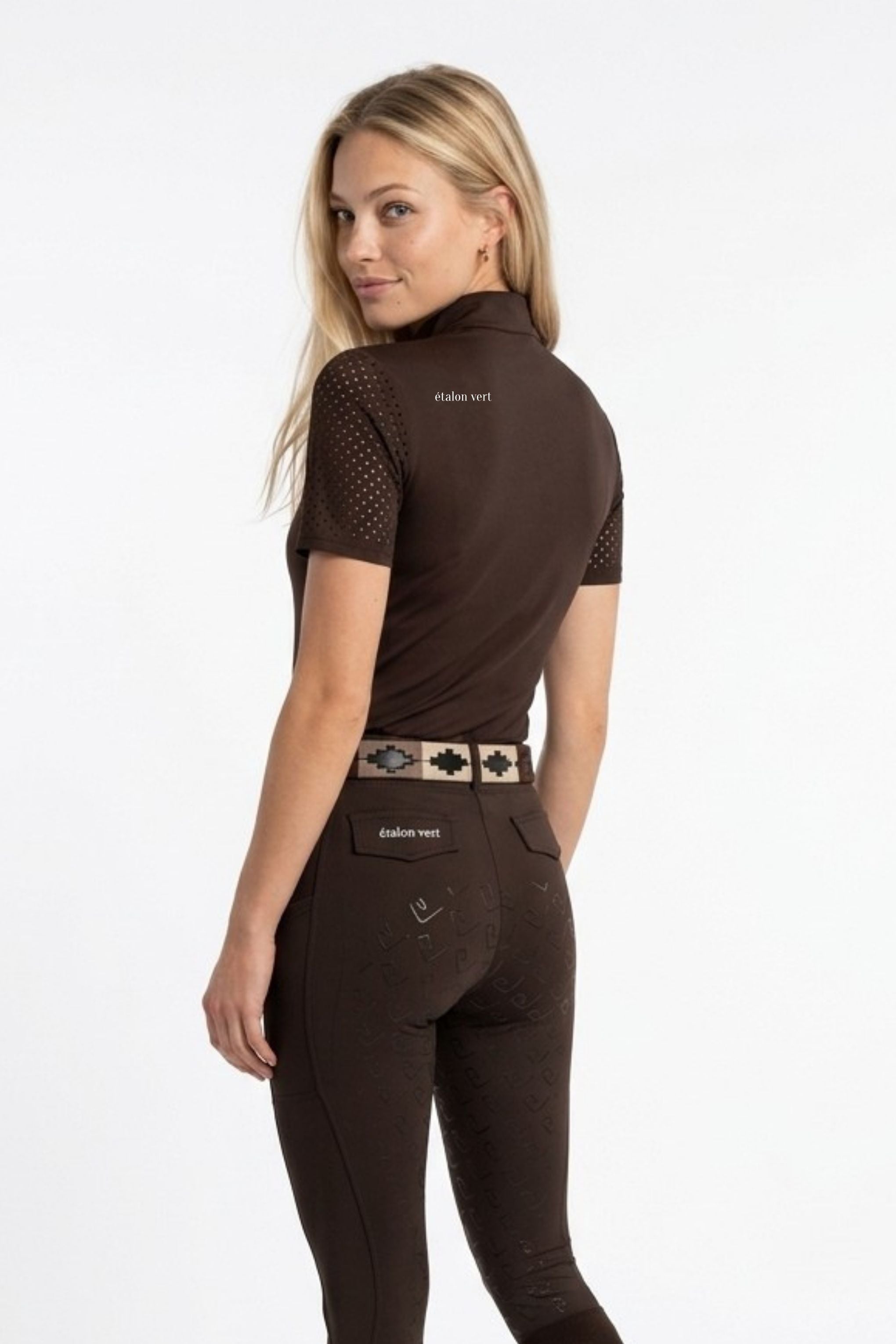 Funktionsshirt Star Gold Kurzarm perforiert - Brown