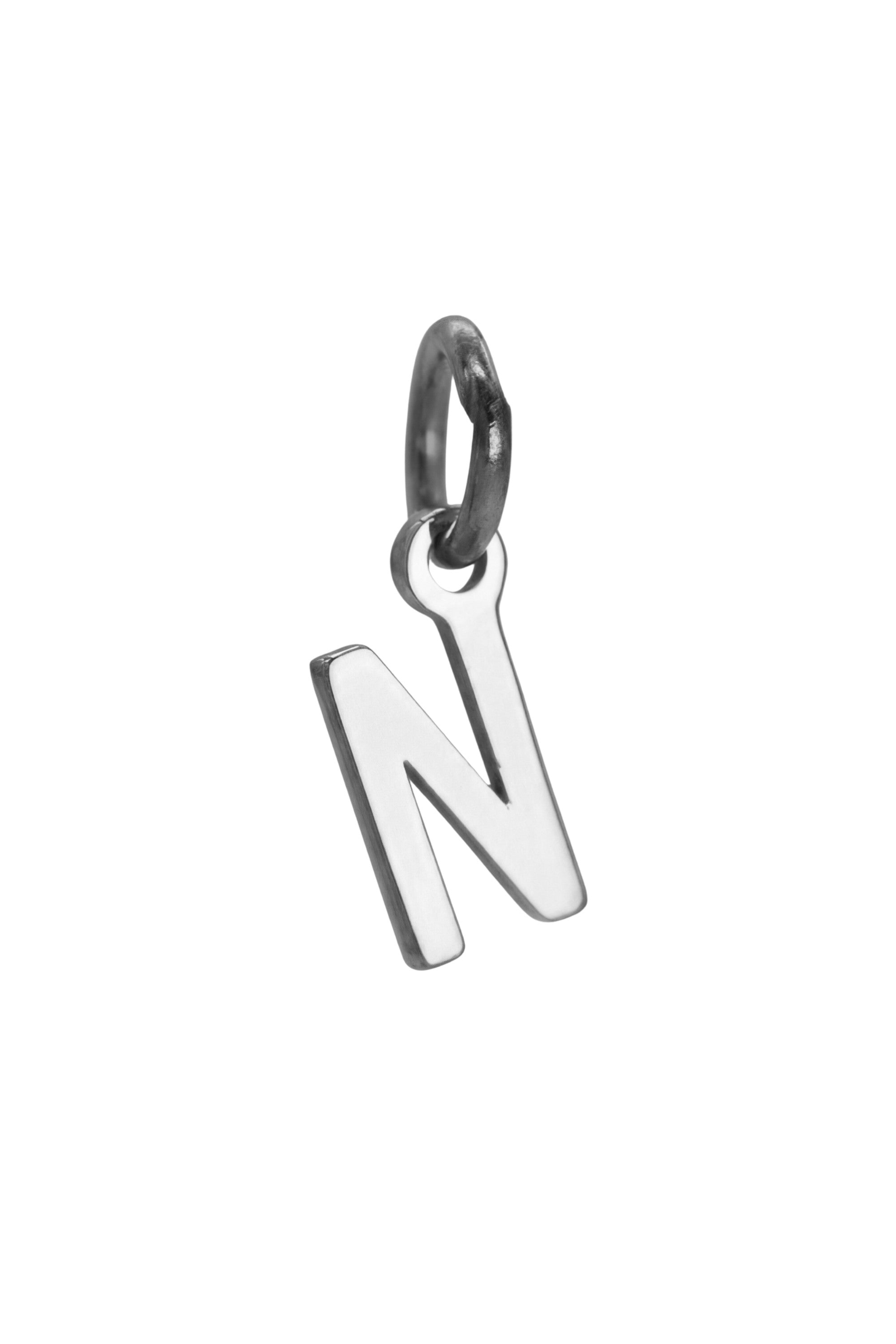 Charm - Buchstaben - Silber