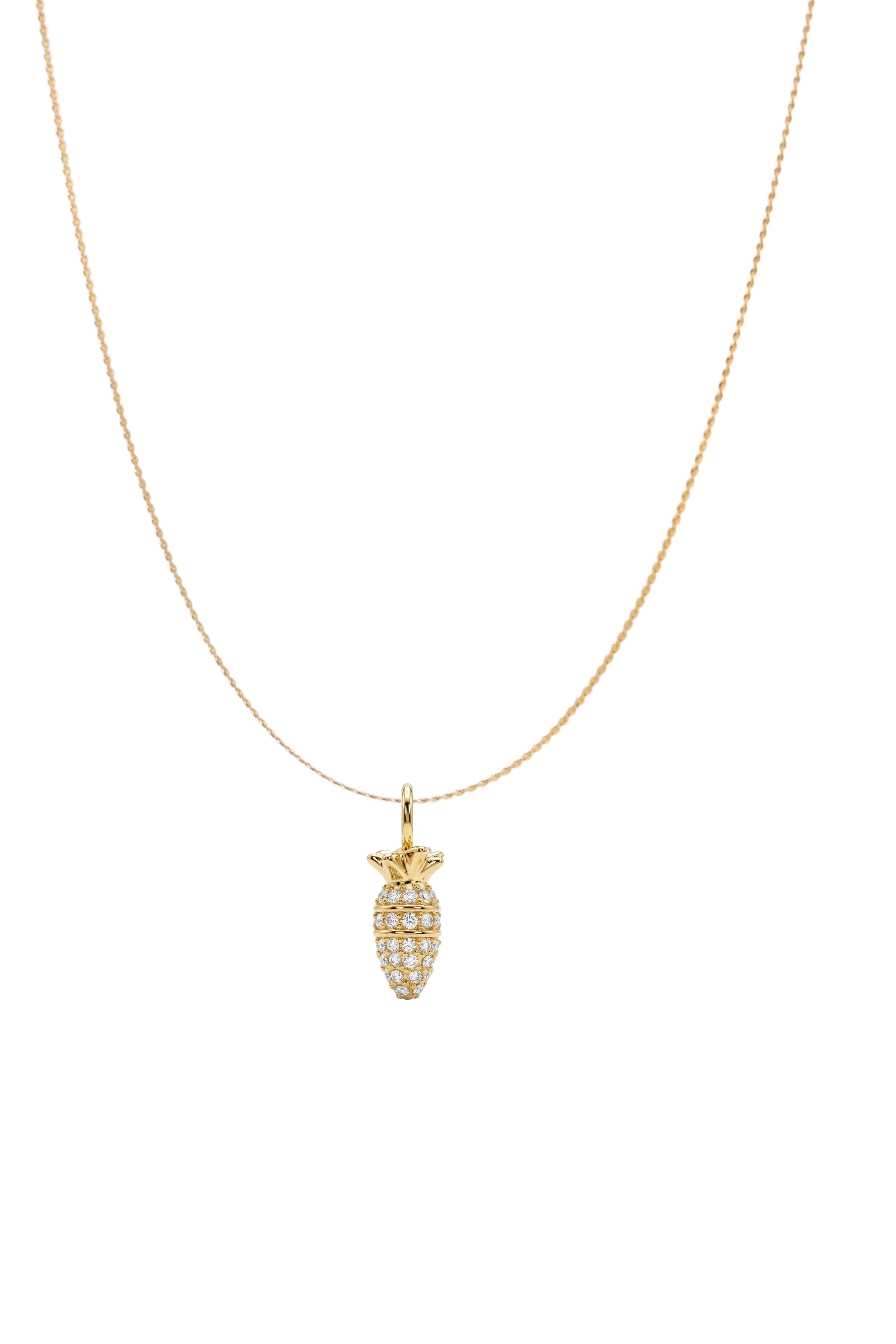 Halskette Karotte - Gold