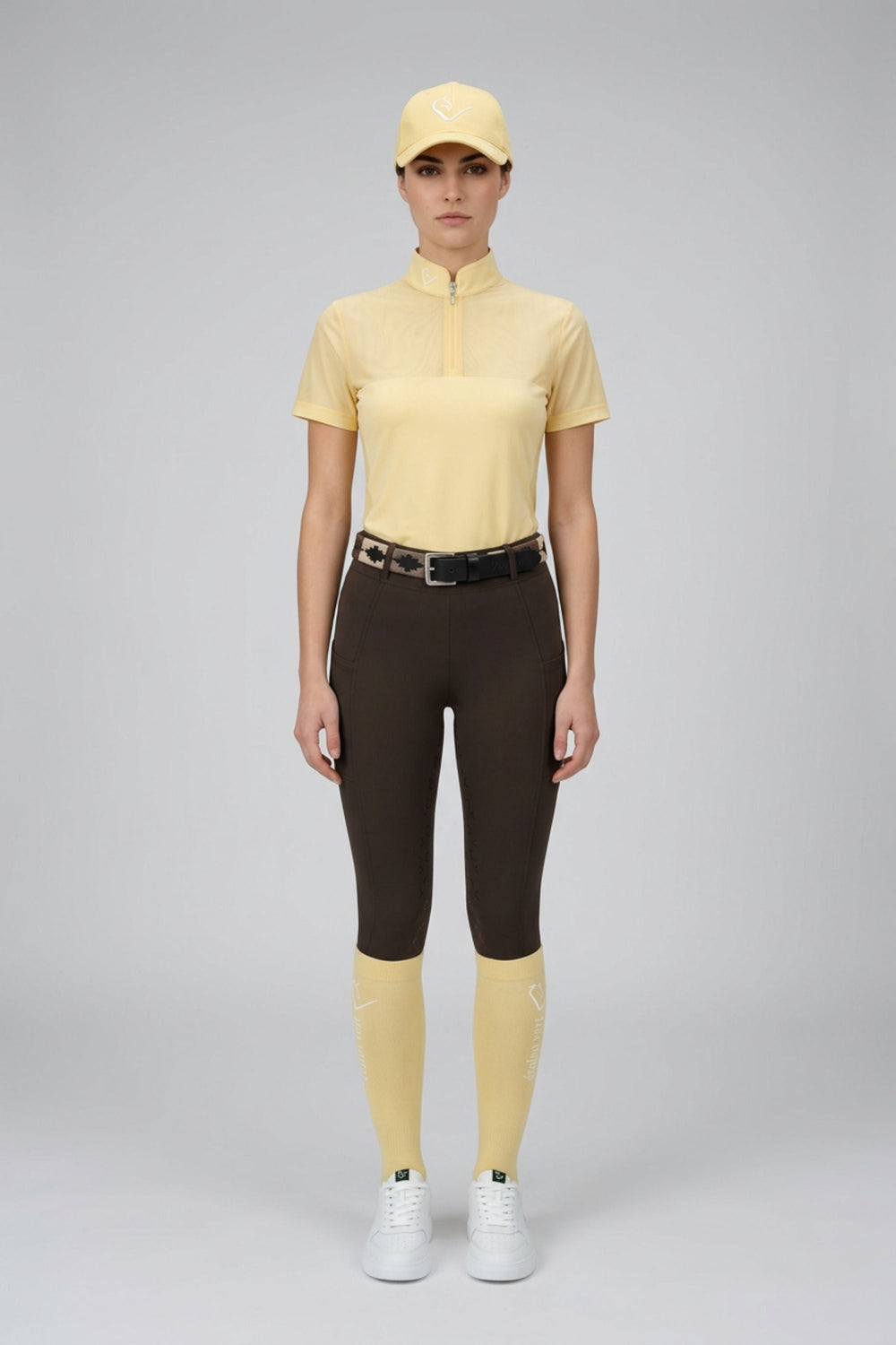 Star Gold Short Sleeve Mesh - Butter Yellow