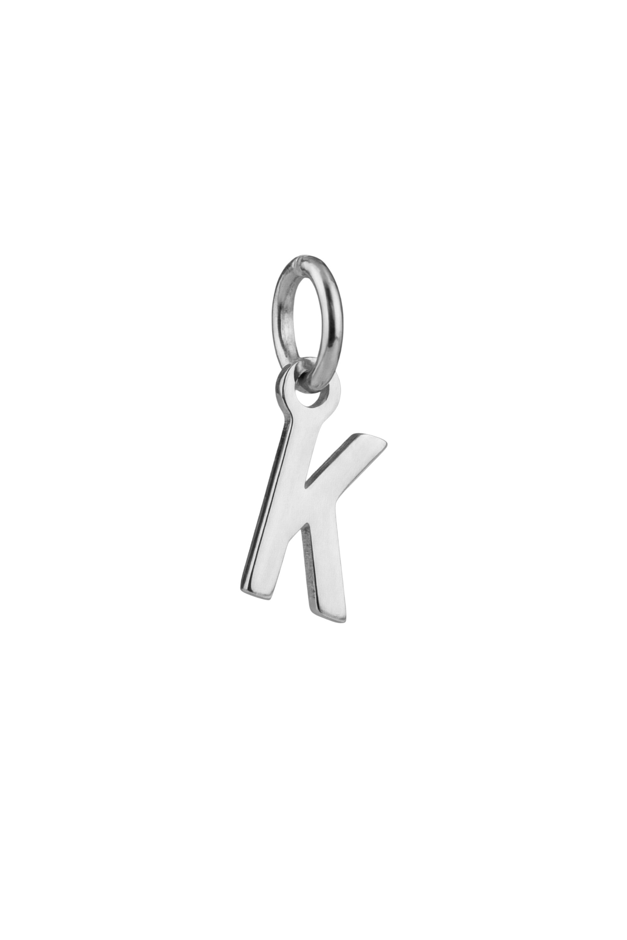 Charm - Buchstaben - Silber