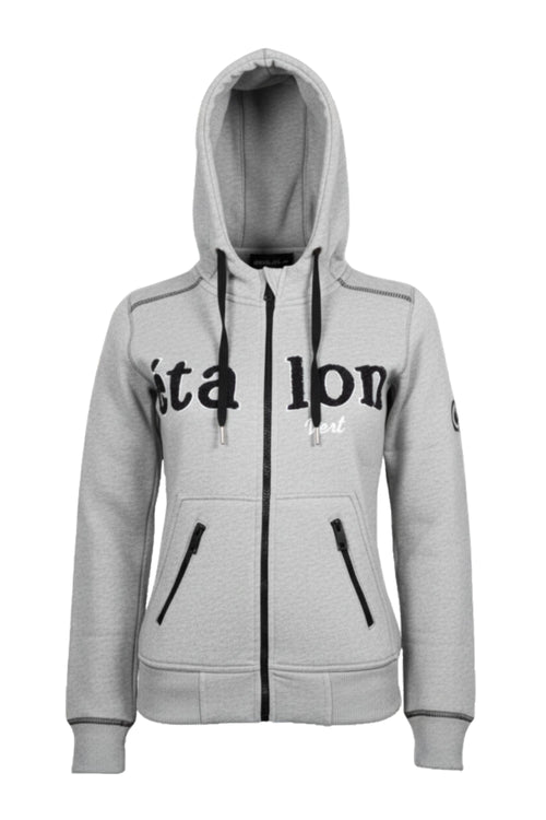 Carthago Zip Hoodie - Ètalon vert - Grey Melange