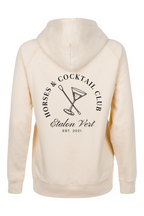 Quaterback Hoodie - Horses & Cocktail Edition - Sand