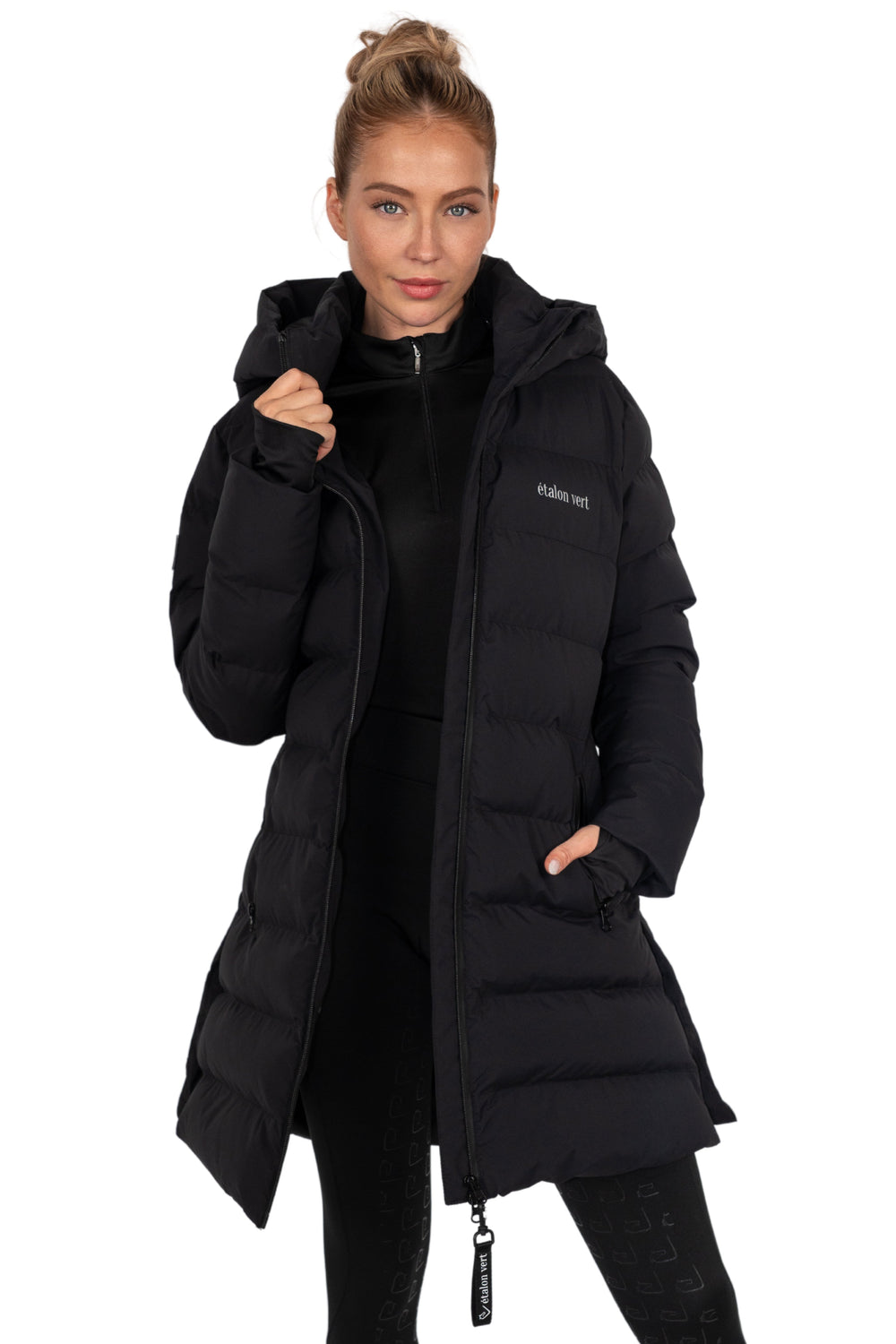 Totilas 2.0 Winter Coat - Black - Slim Fit