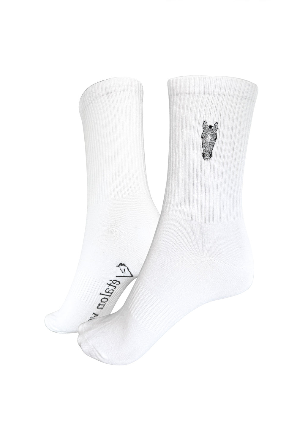 Sports Socks - Grey Horse Icon