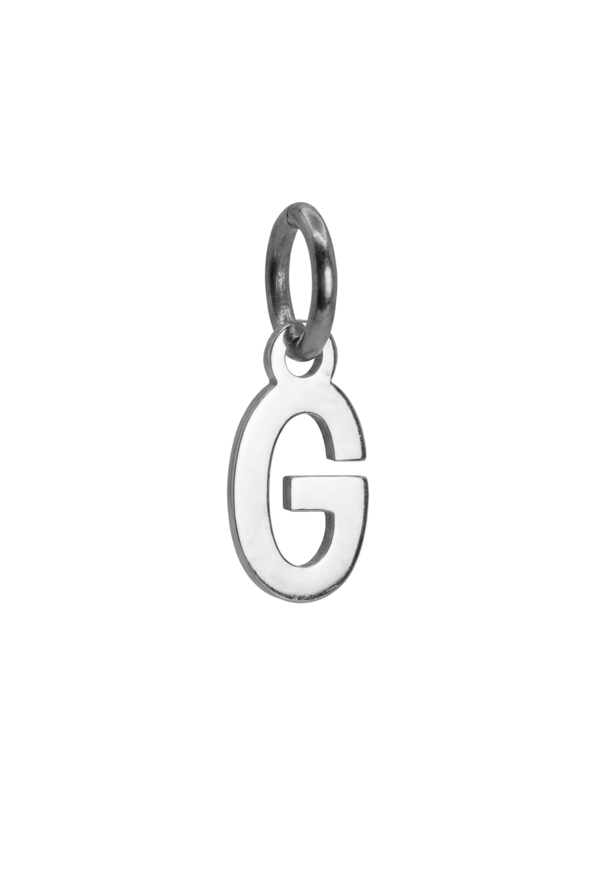 Charm - Buchstaben - Silber