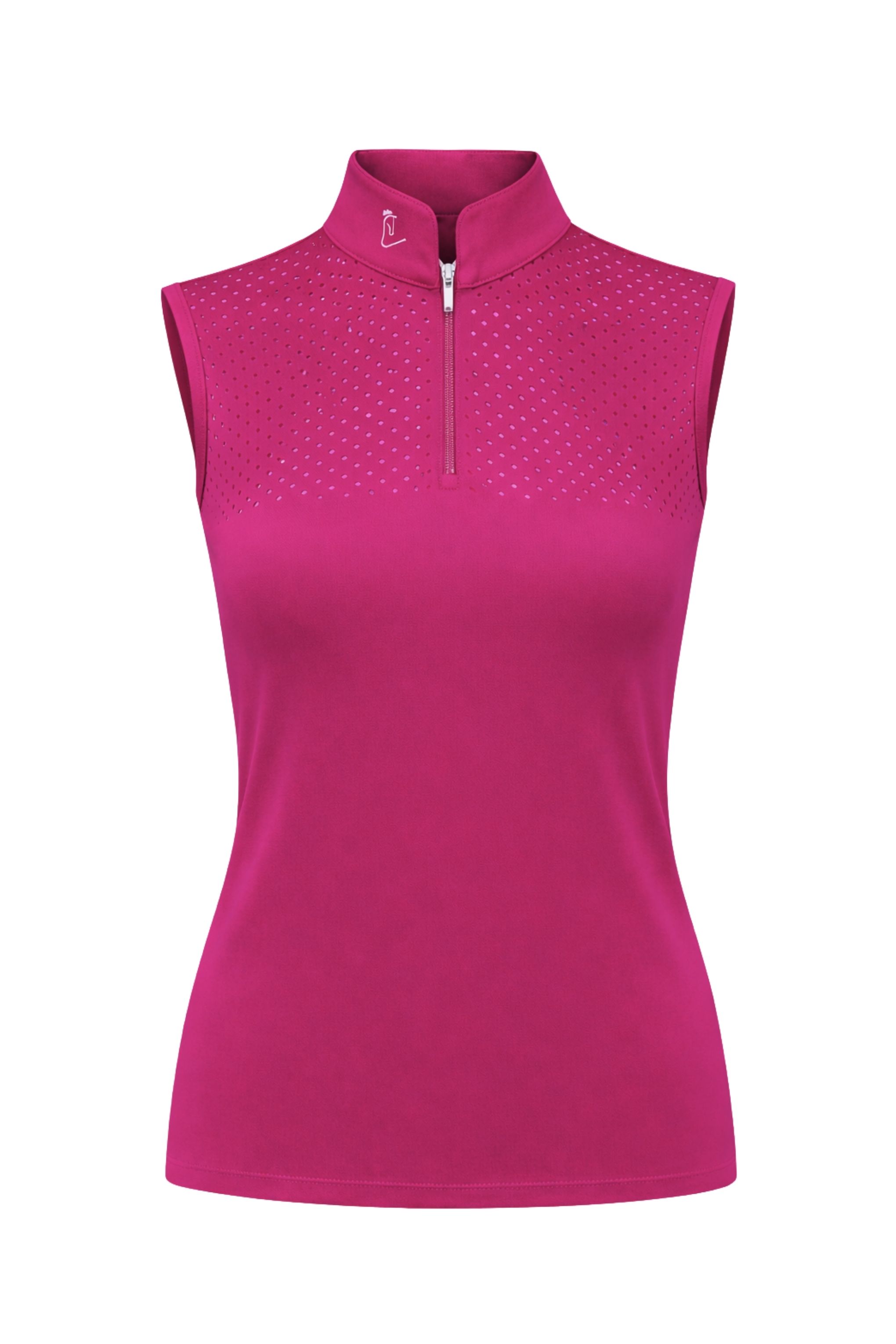 Funktionsshirt Star Gold Sleeveless perforiert - Very Berry