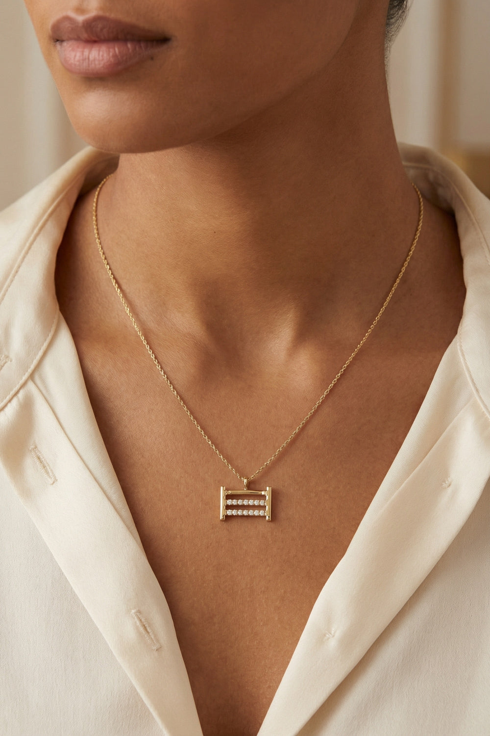 Charm pour collier – Obstacle – Or