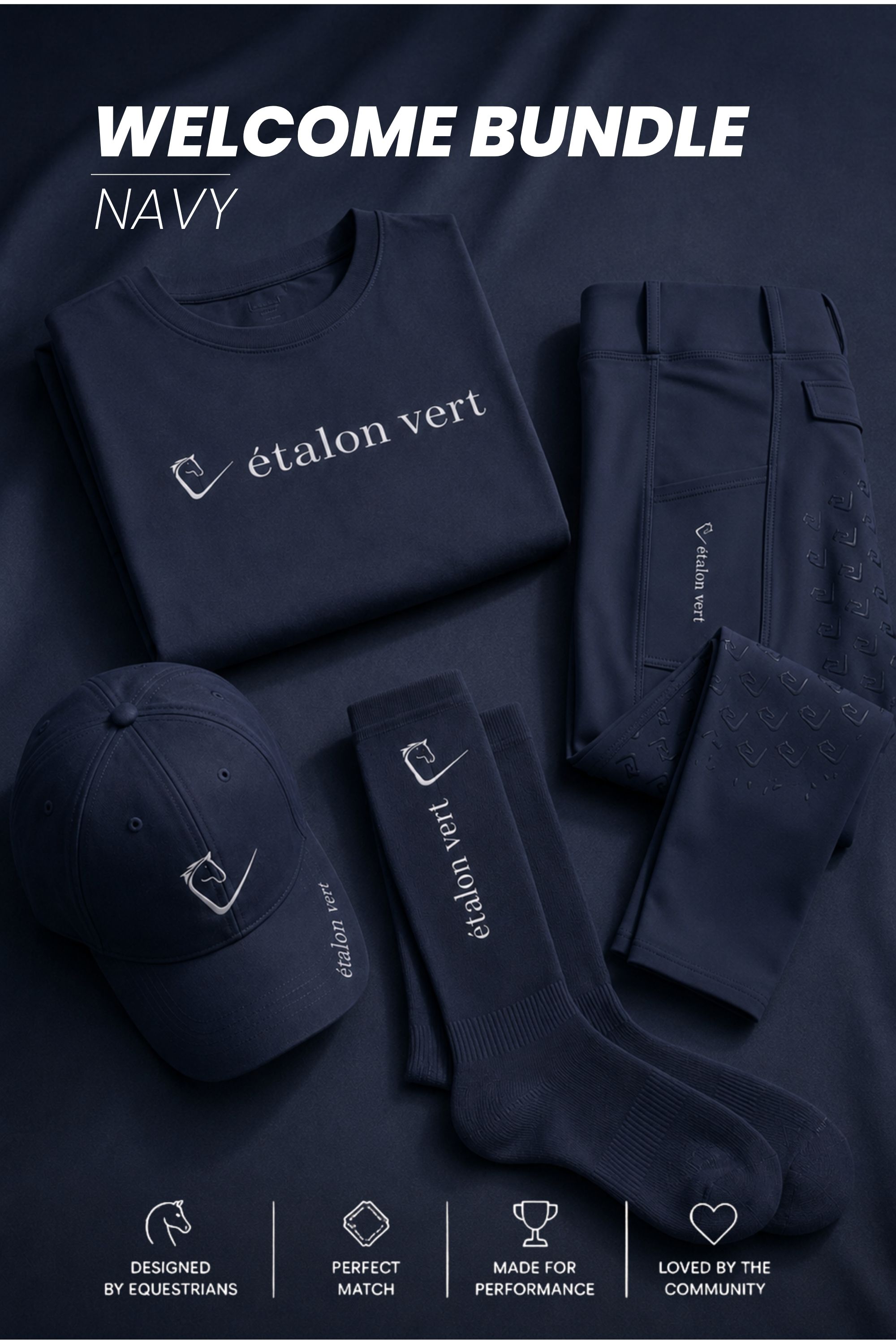 étalon vert Welcome-Bundle - Navy