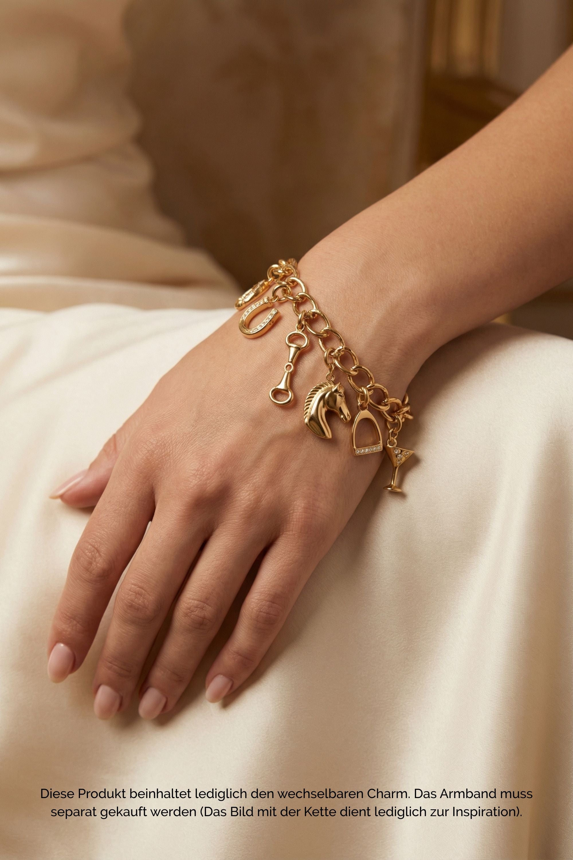 Charm - Herradura - Oro