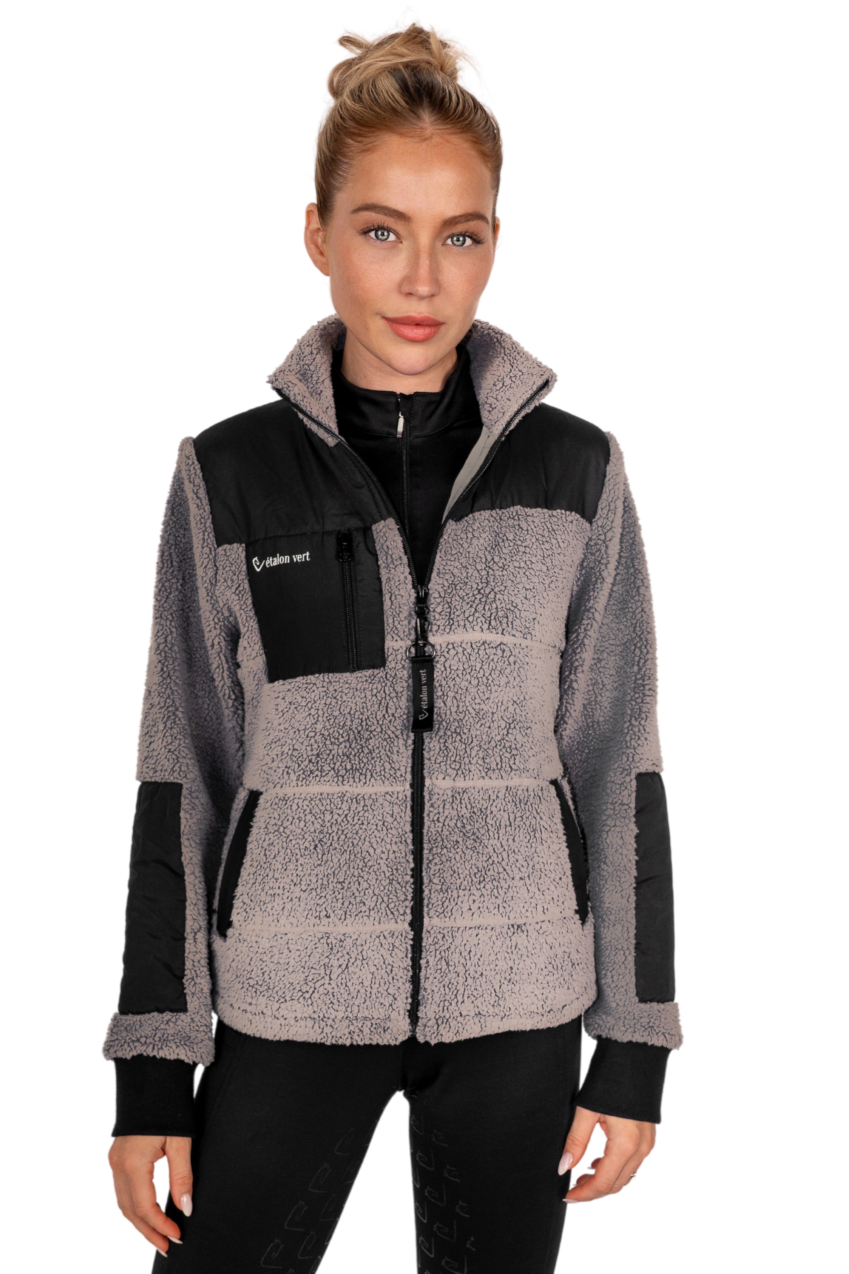 Teddy jacket Valegro - Grey