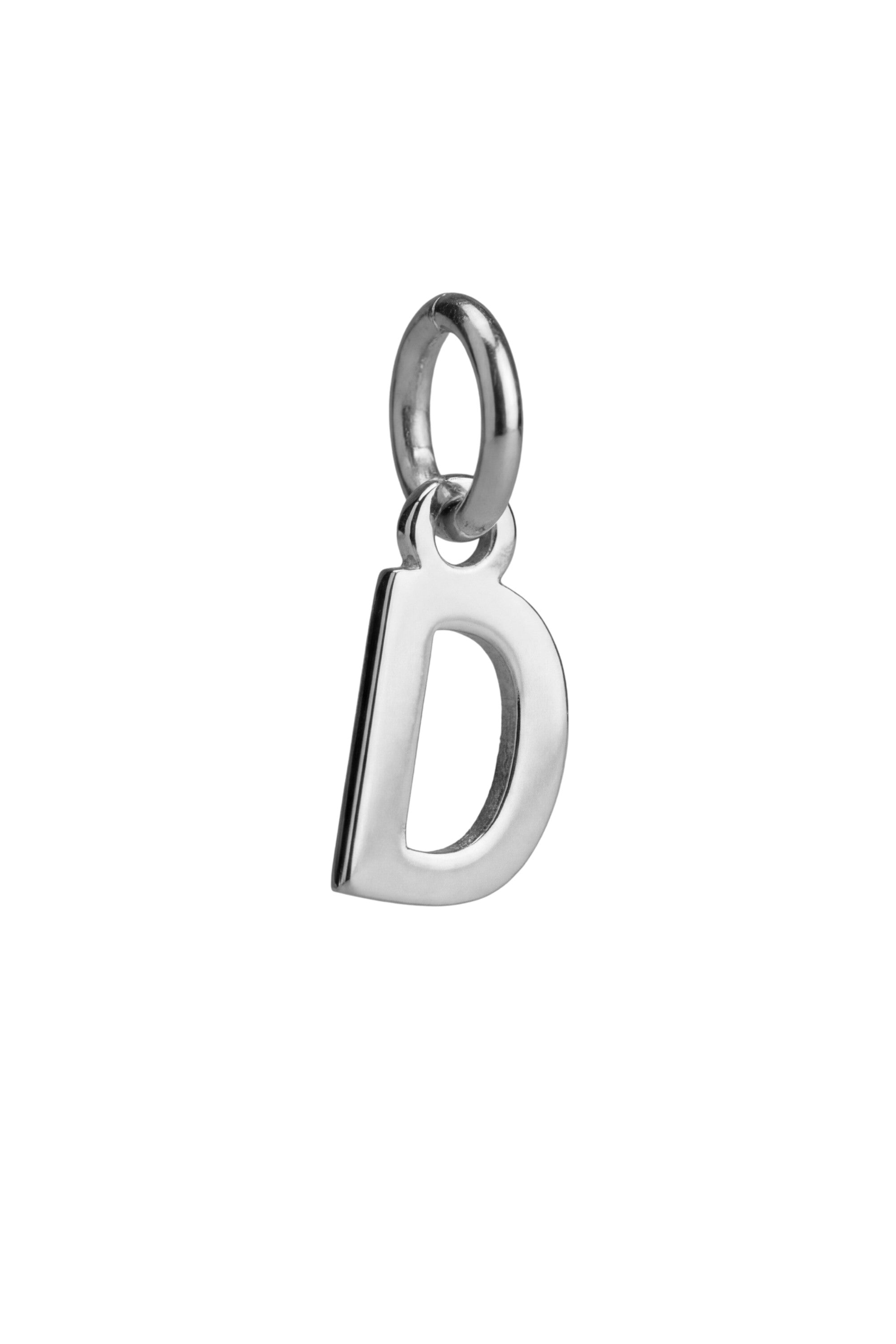 Charm - Buchstaben - Silber