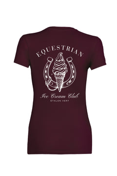 Valor Shirt - Eq. Ice Cream Club - Burgundy