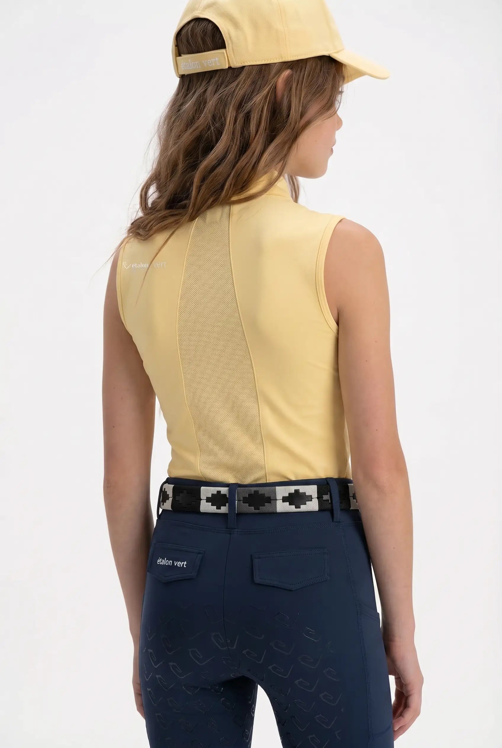 Star Gold Sleeveless Mesh - Butter Yellow - Young Riders