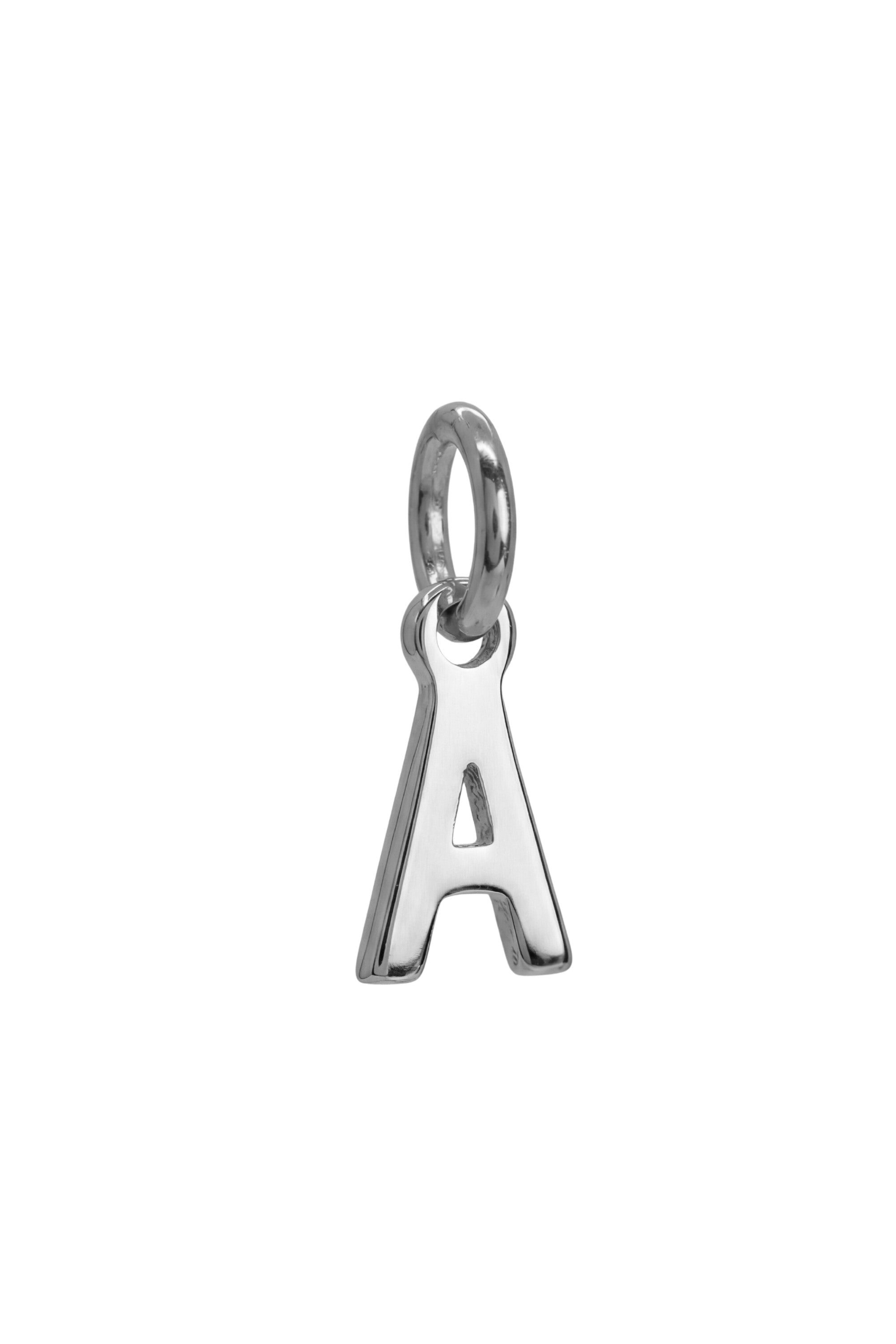 Charm - Buchstaben - Silber