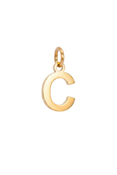 Charm - Buchstaben - Gold