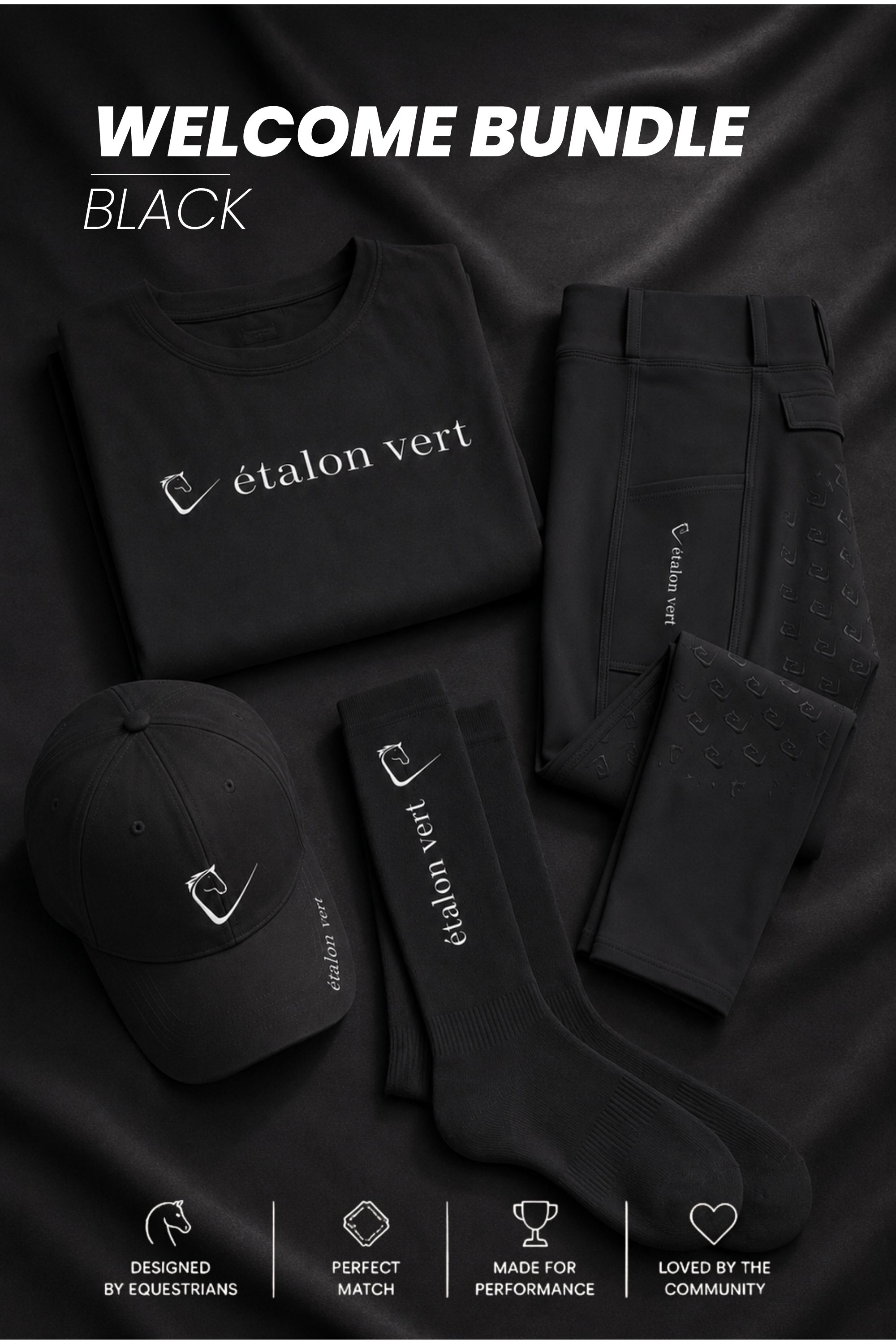 étalon vert Welcome Bundle - Black