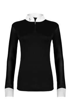 Balou Turniershirt Langarm Young Riders - Black