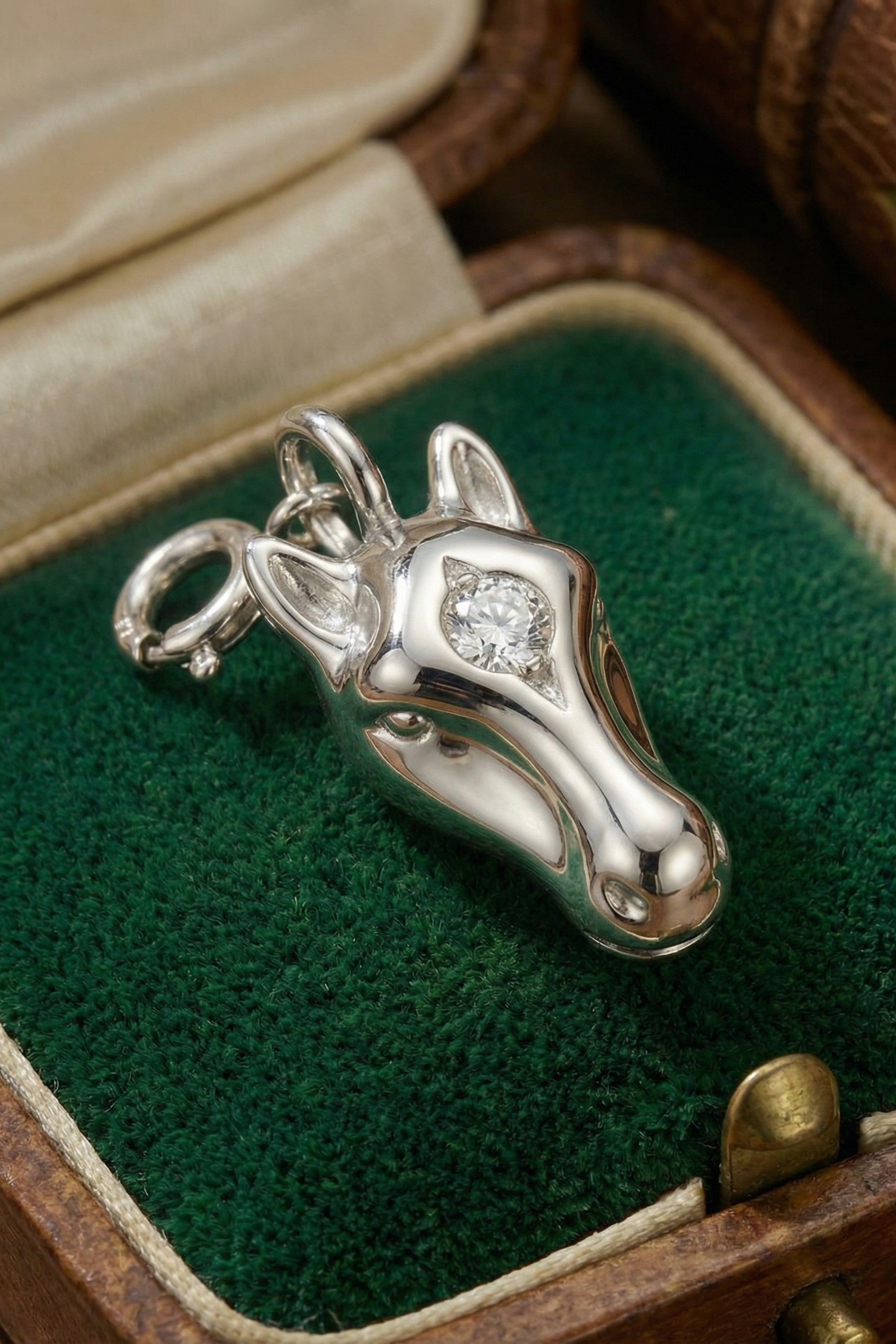 Armband - Charm - Pferdekopf - Silber