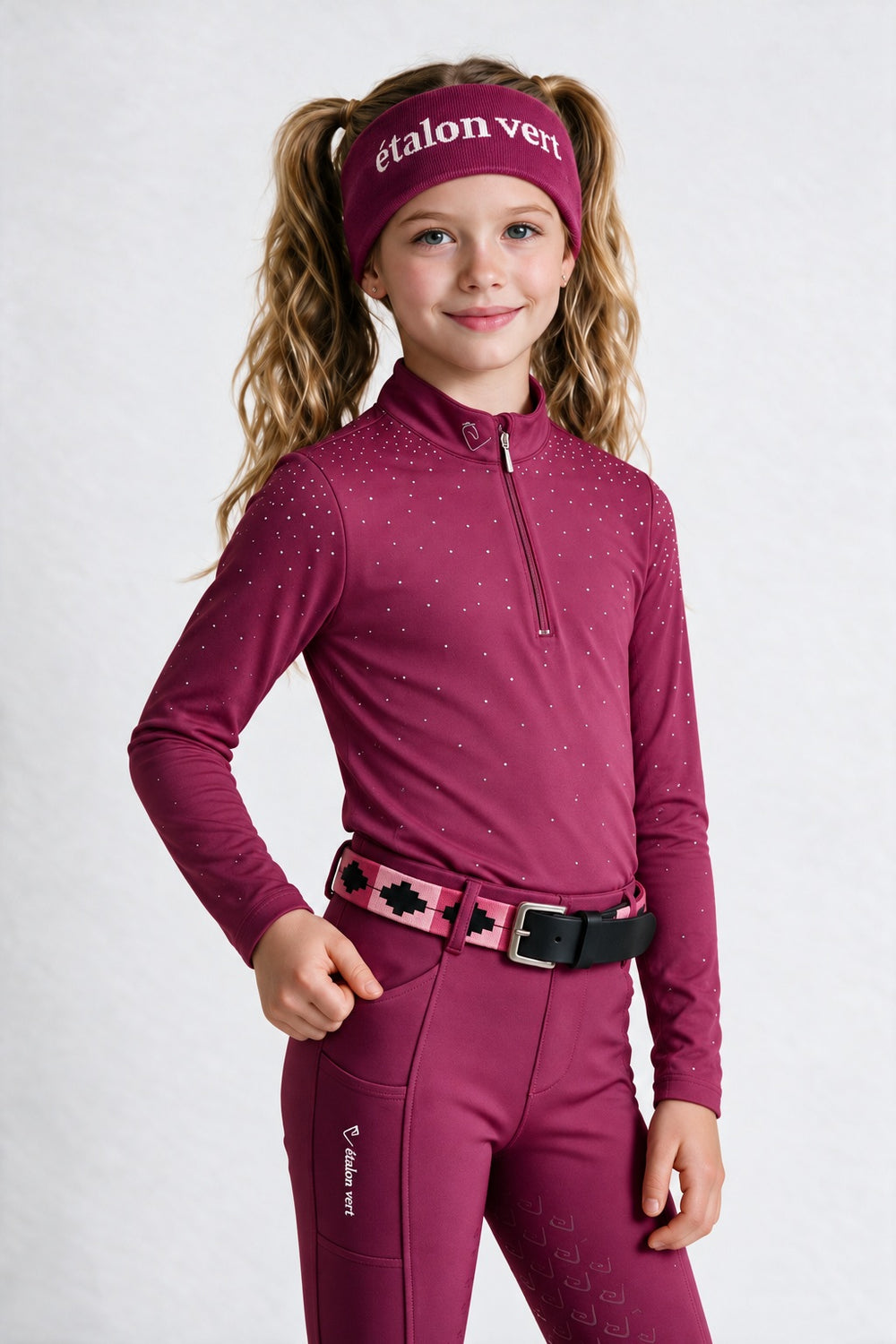 Easy Game Glitter Young Riders Very Berry – getragen mit Gürtel