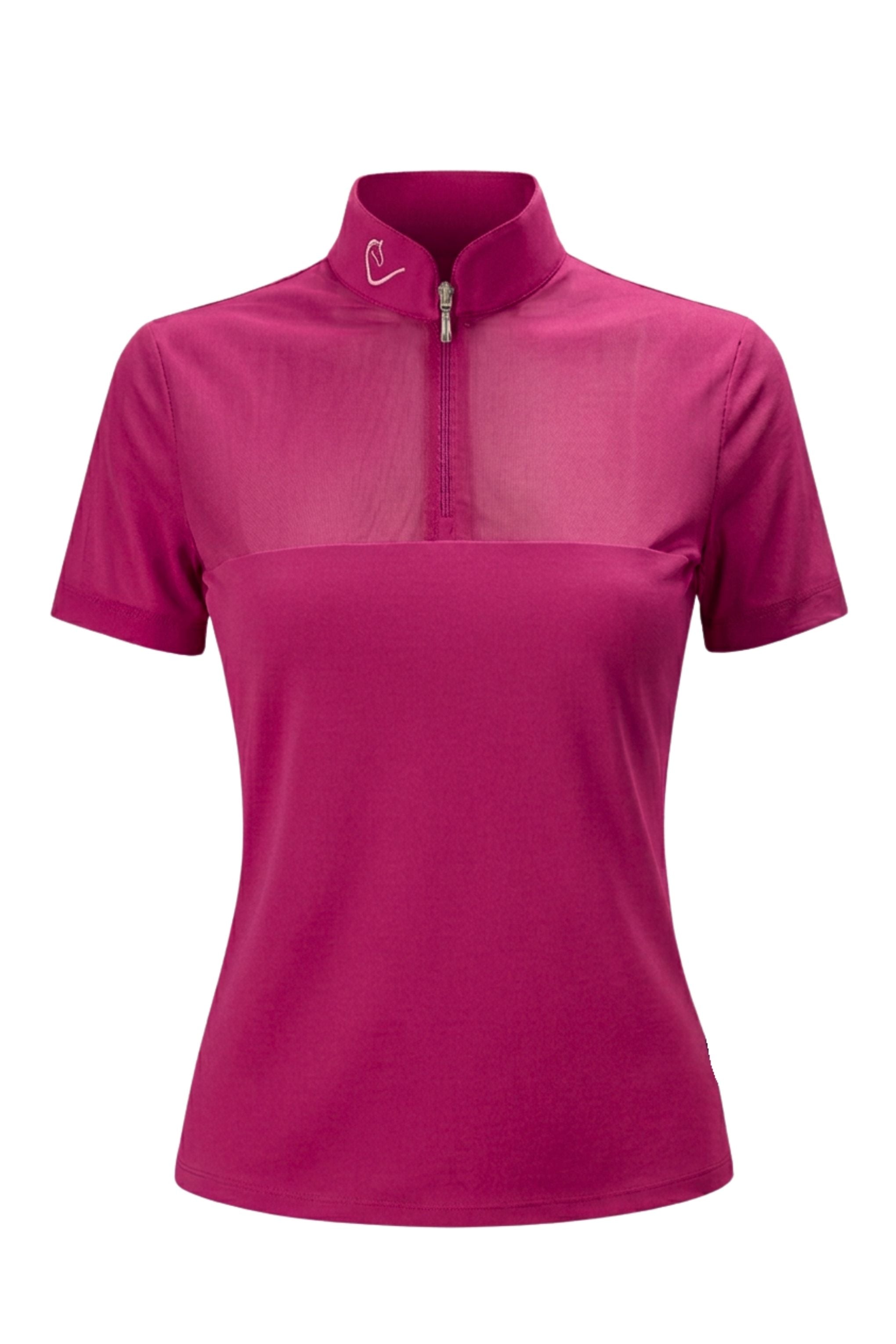 Star Gold Kurzarm Mesh - Very Berry