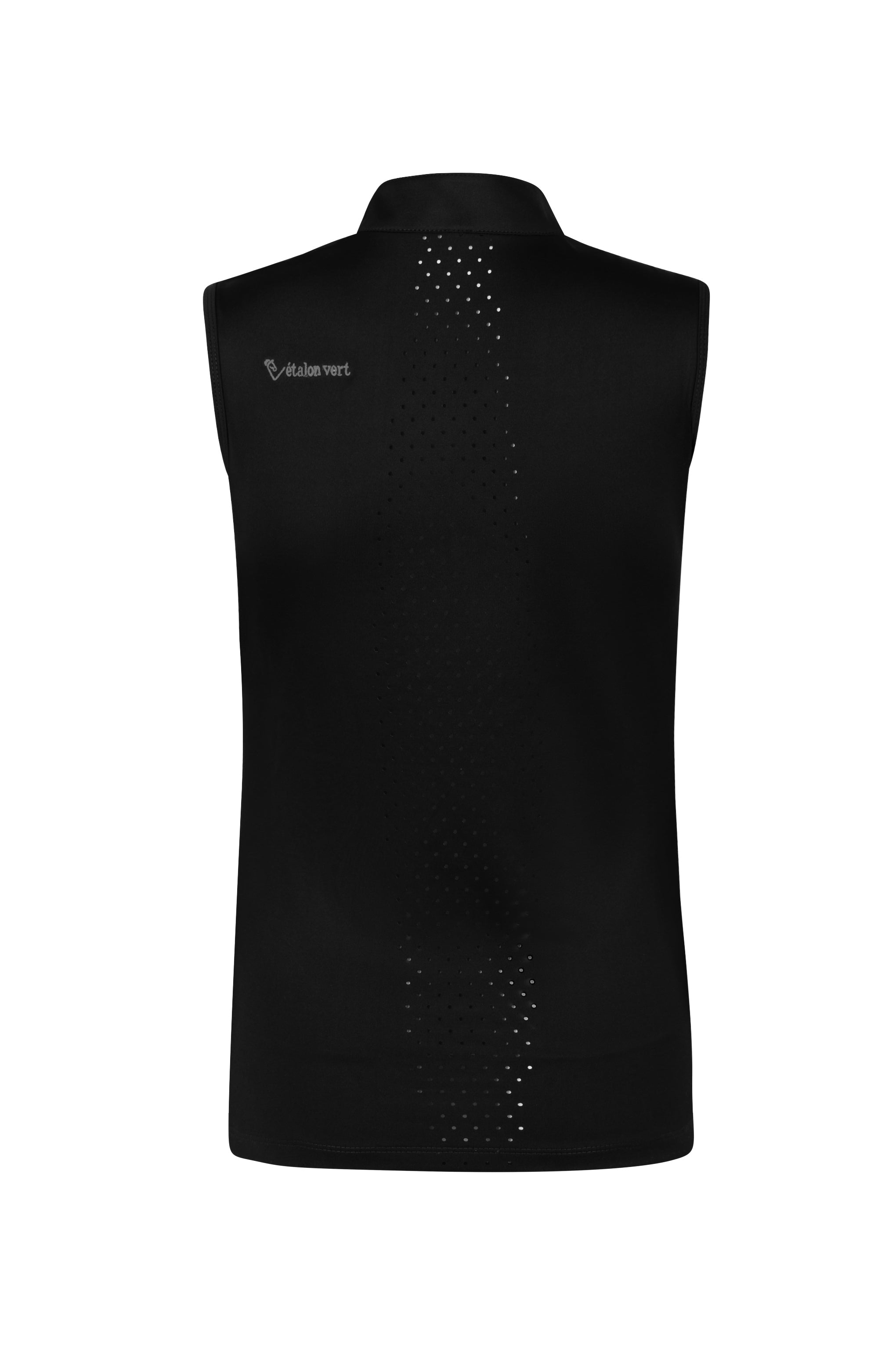Functional shirt Star Gold Young Riders Sleeveless - Black