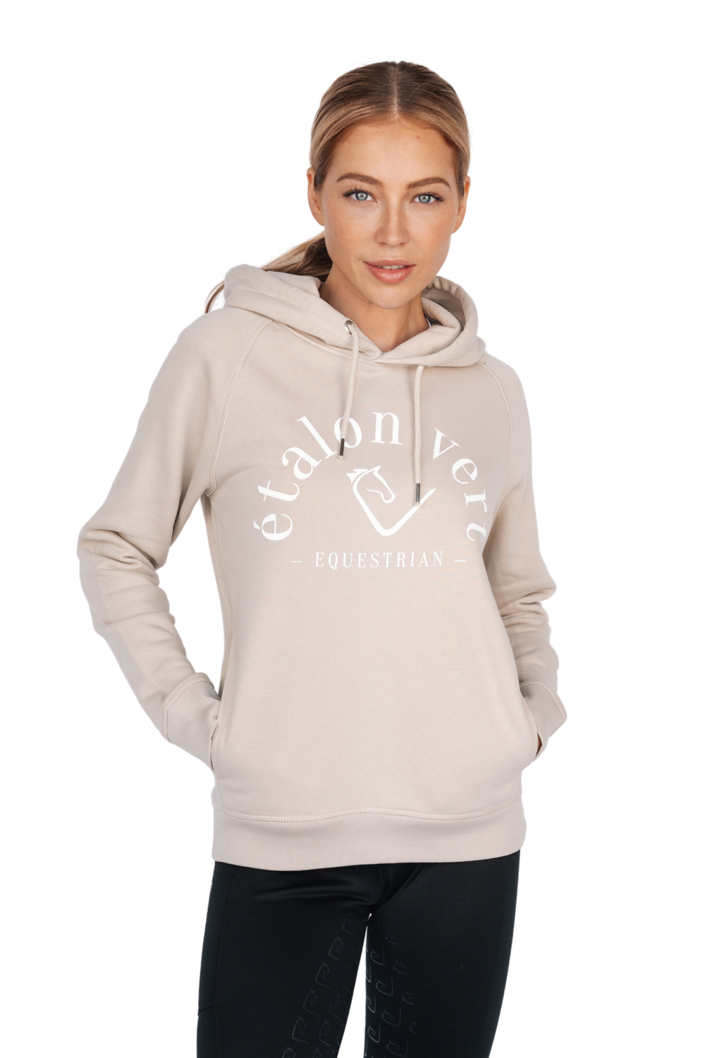 Sweat à capuche Quaterback - Beige