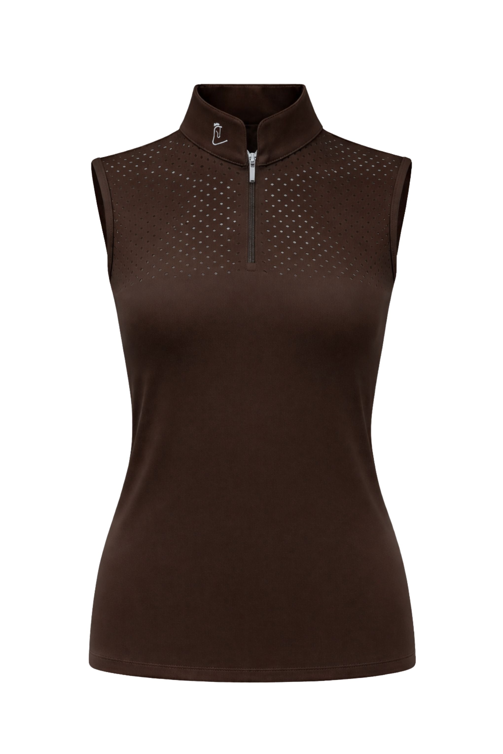 Funktionsshirt Star Gold Sleeveless perforiert - Brown