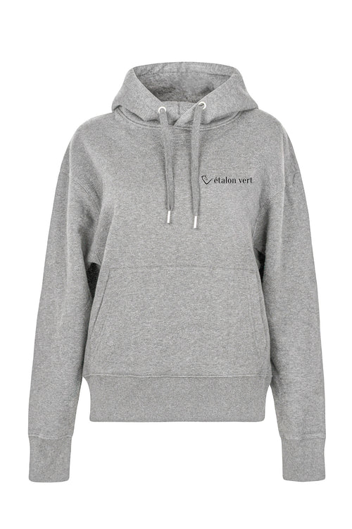 Pharos 2.0 Oversize Fit Hoodie - Horses & Cocktail - Grey Melange