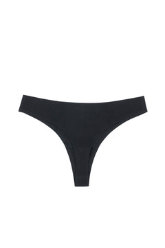 Equestrian seamless Tanga - Black - 3 Pack