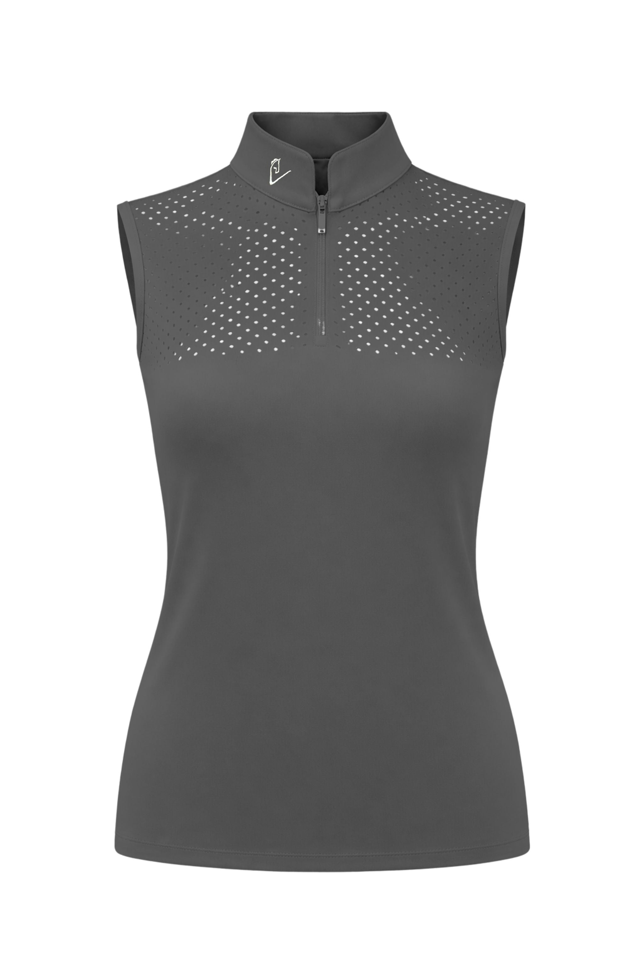 Funktionsshirt Star Gold Sleeveless perforiert - Stone Grey