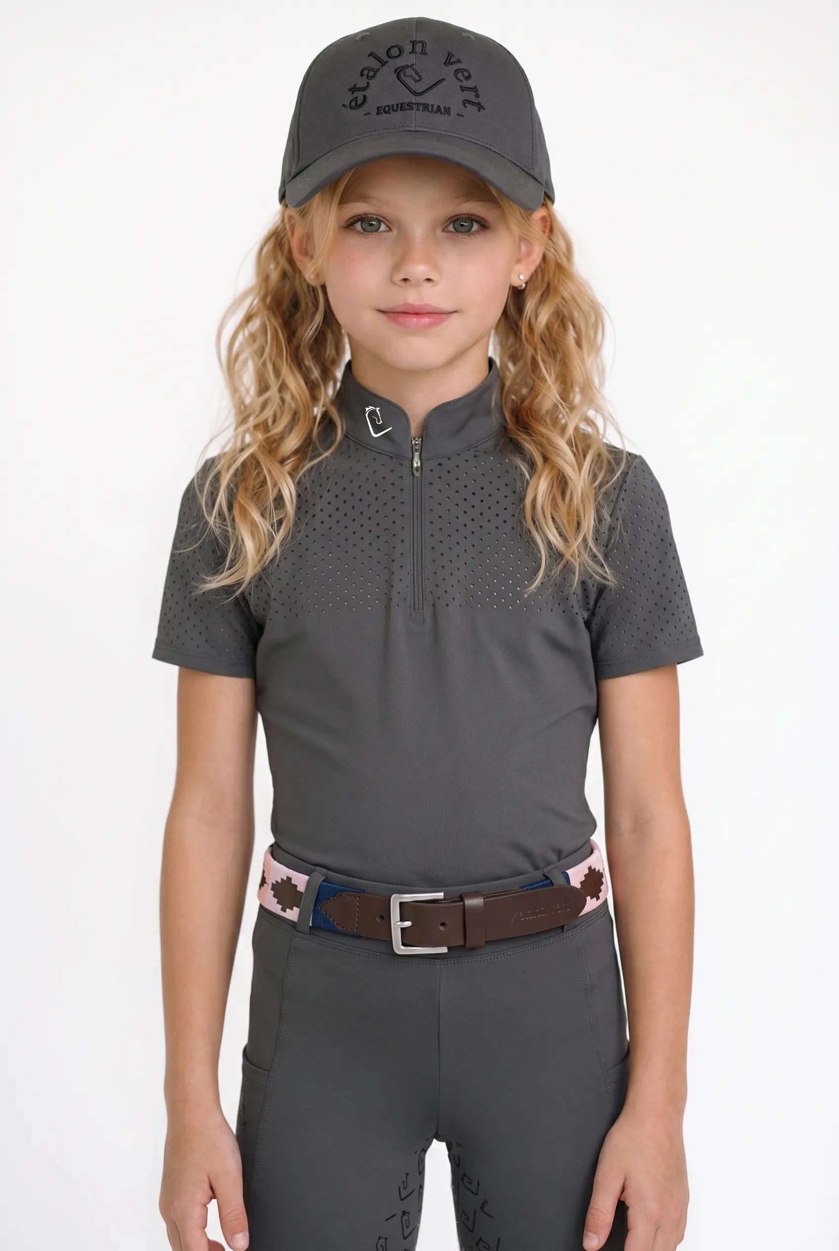 Star Gold Young Riders short-sleeved functional shirt - Candy Pink