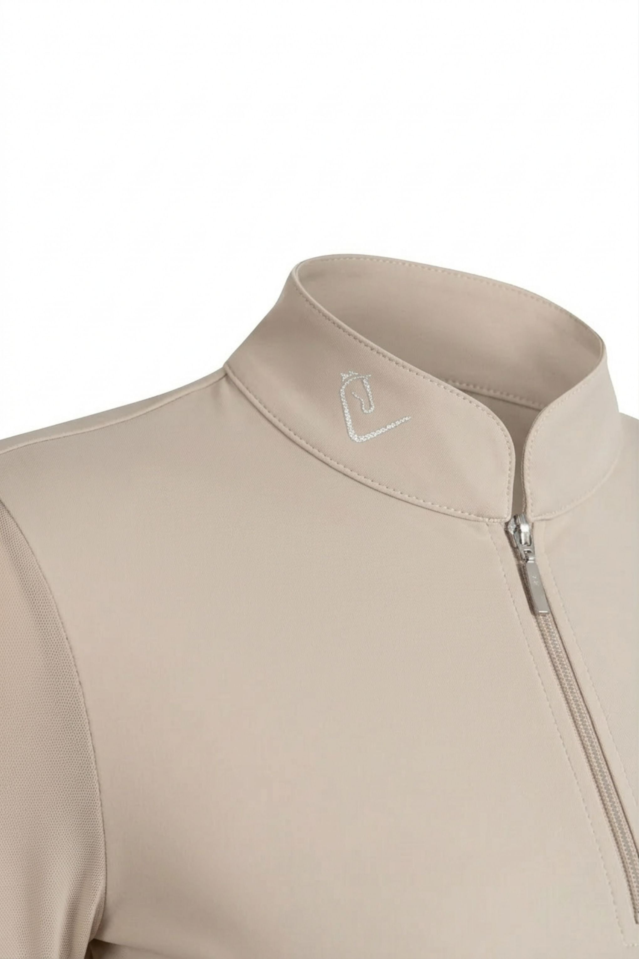 Contendro 2.0 Funktionsshirt Langarm - Mesh - Beige