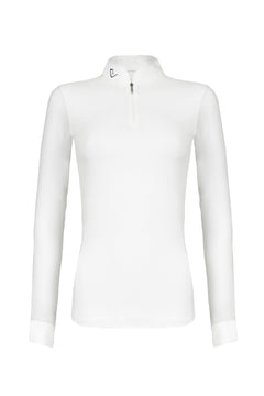 Balou Turniershirt Langarm - White