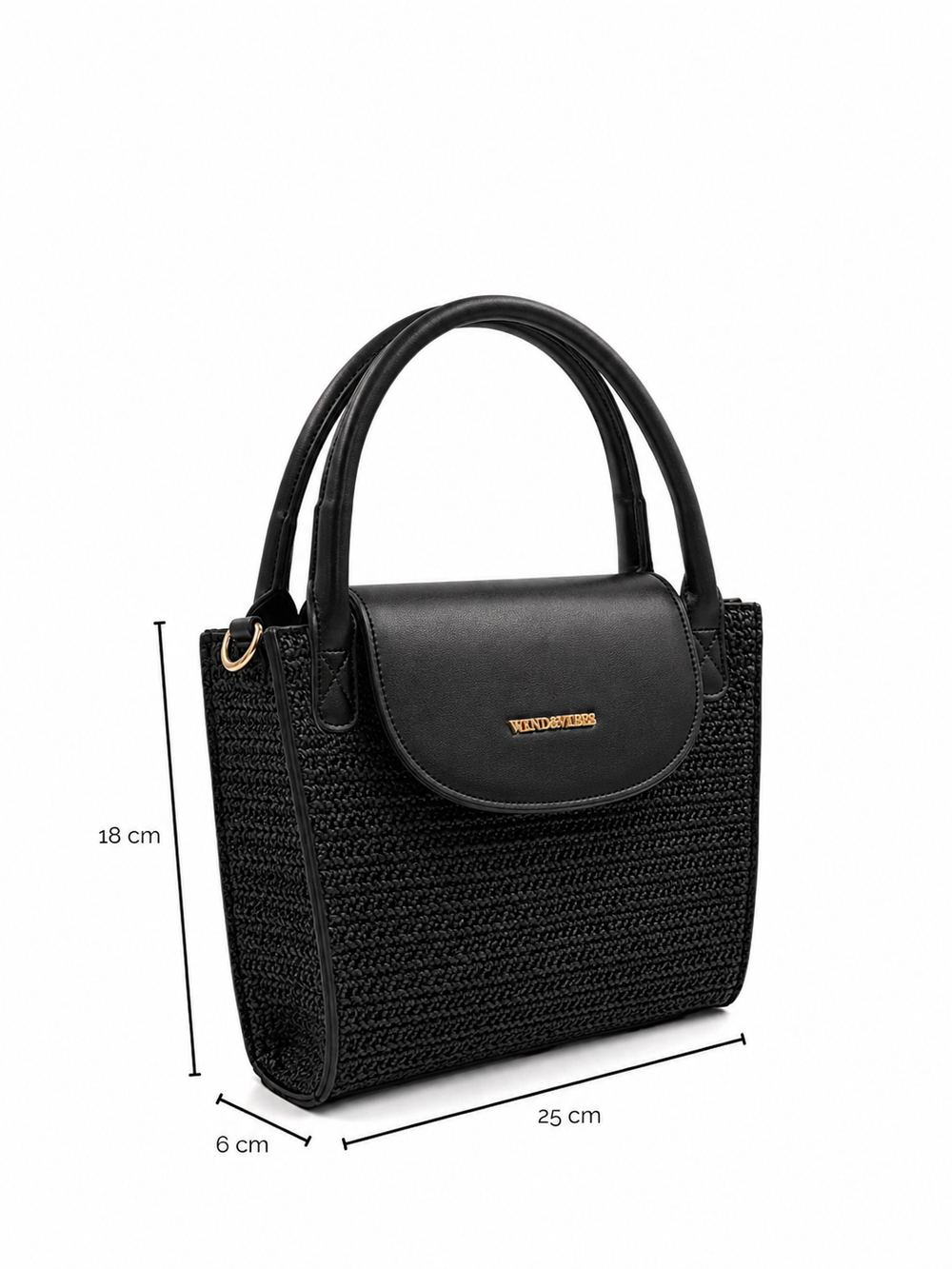étalon vert x WIND & VIBES Mini Roma Bast Black/Gold