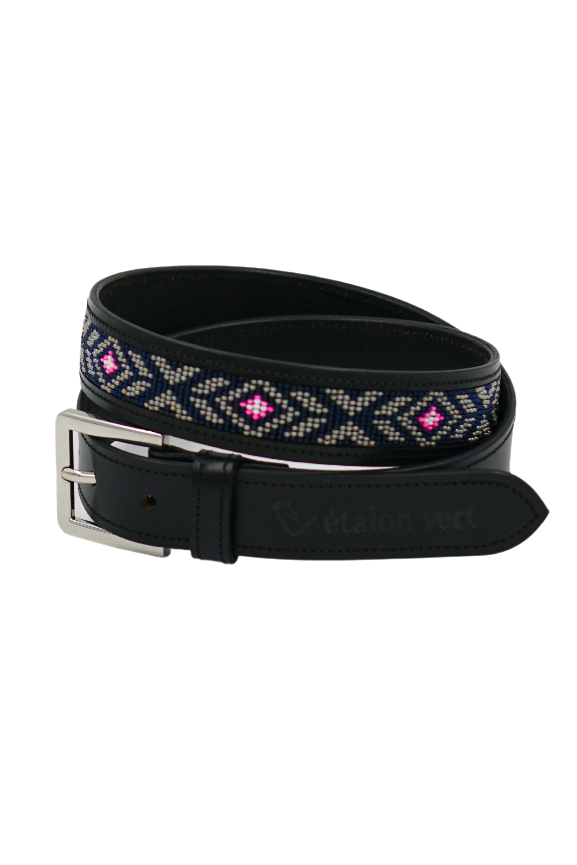 Beeds Riem Abke Young Riders - Marine/Roze