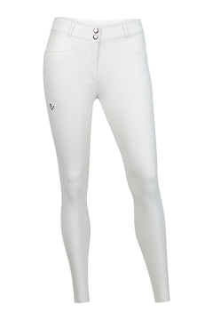 Belissimo Turnier-Reithose Kniegrip - White