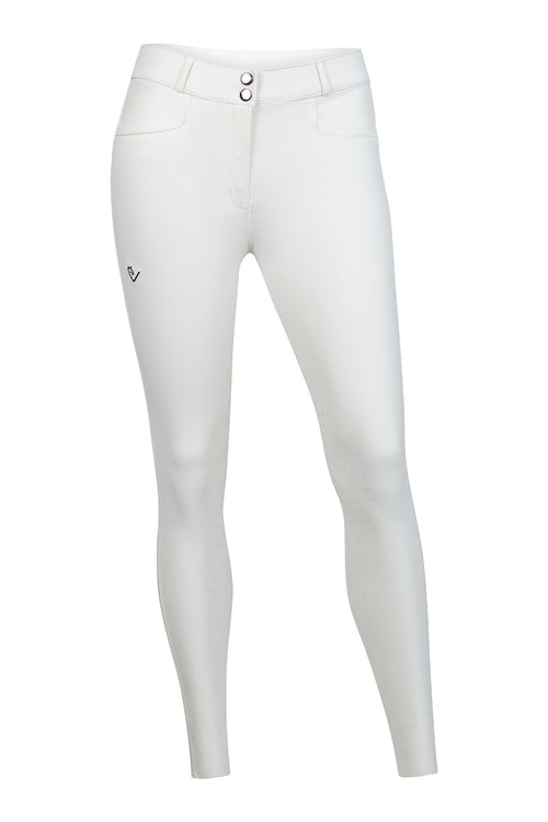 Belissimo Turnier-Reithose Kniegrip - White