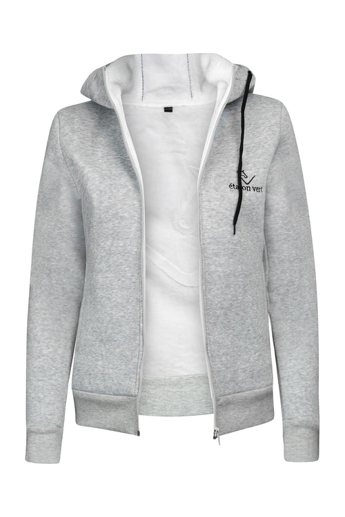 Carthago Zip Hoodie - Grey Melange