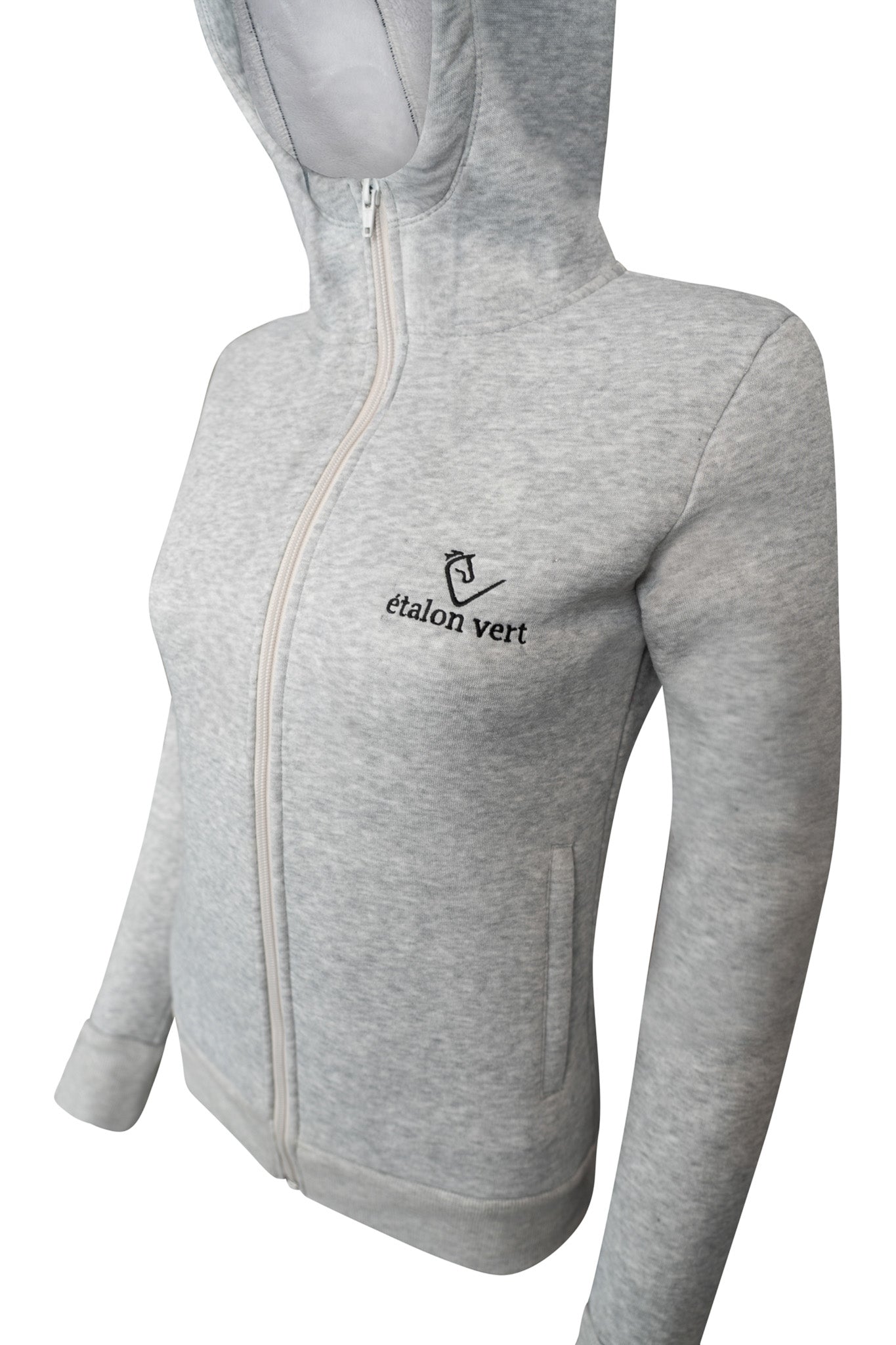 Carthago Zip Sweat à Capuche Young Riders - Gris Mélange