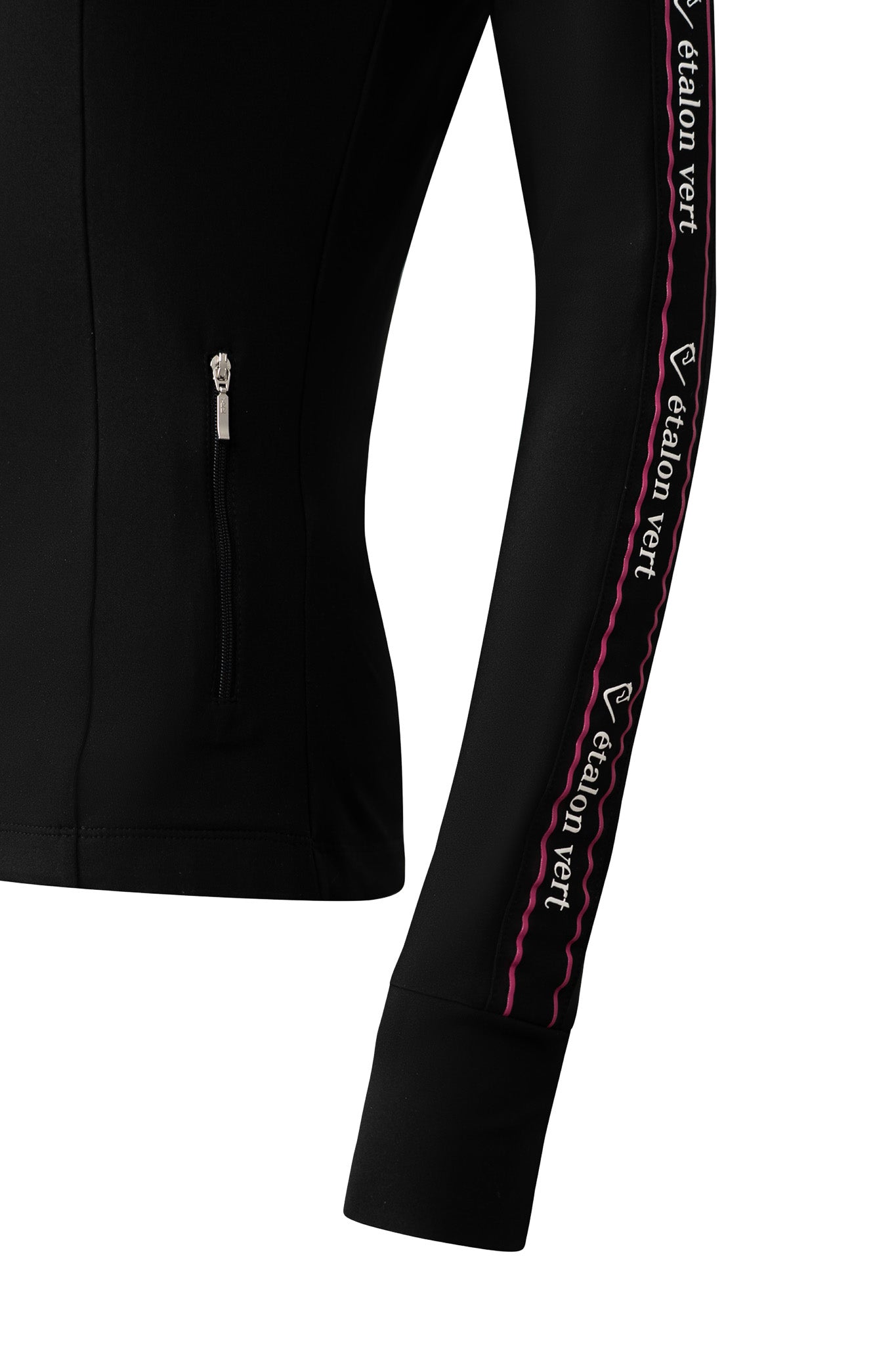 Funktionsshirt Casall Langarm - Black / Very Berry