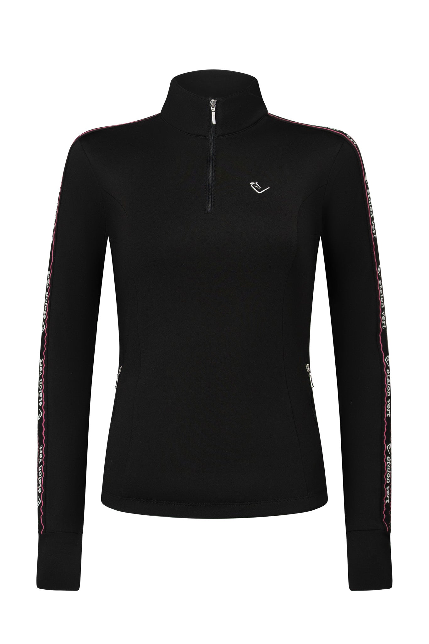 Funktionsshirt Casall Langarm - Black / Very Berry