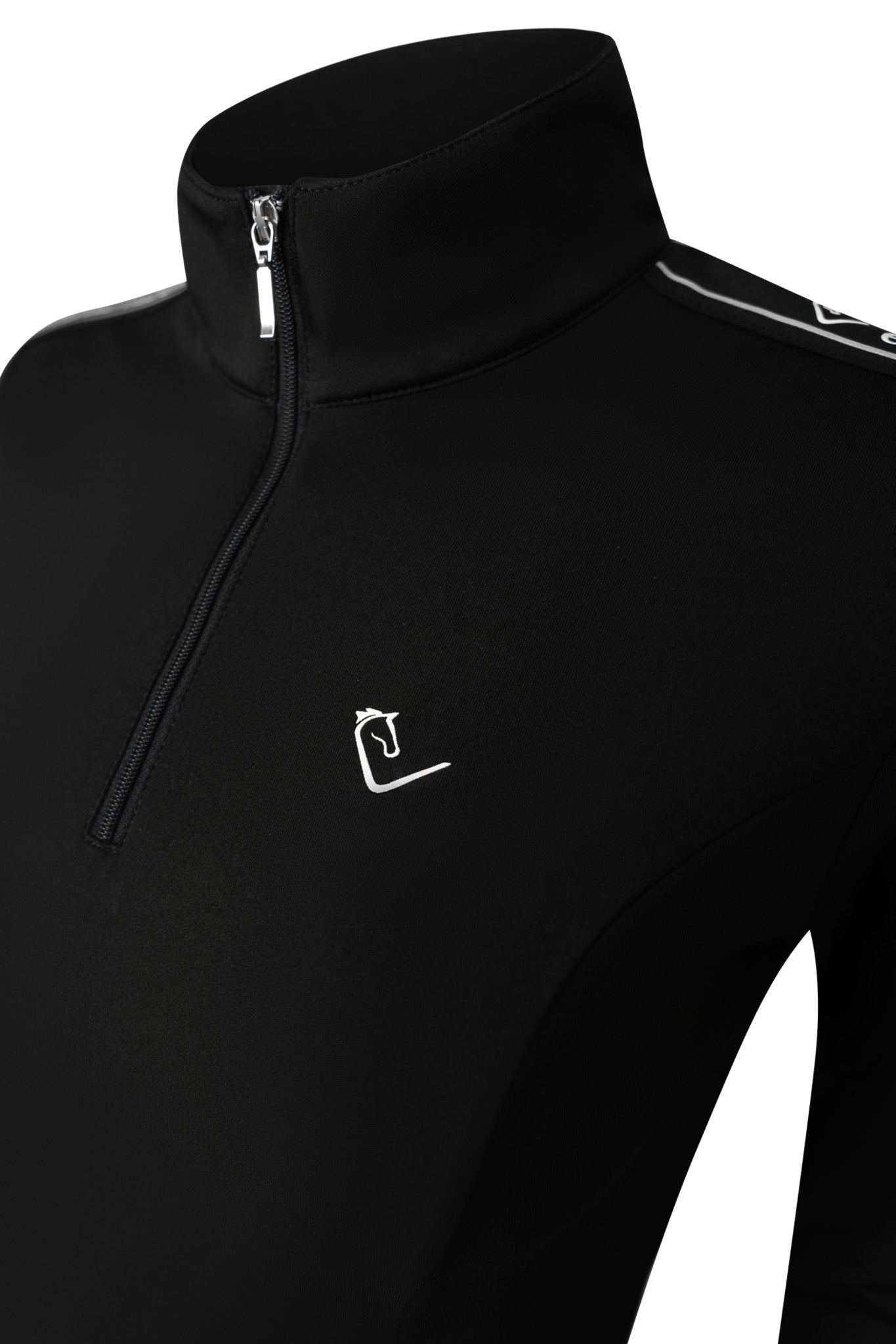 Funktionsshirt Casall Langarm - Black / White