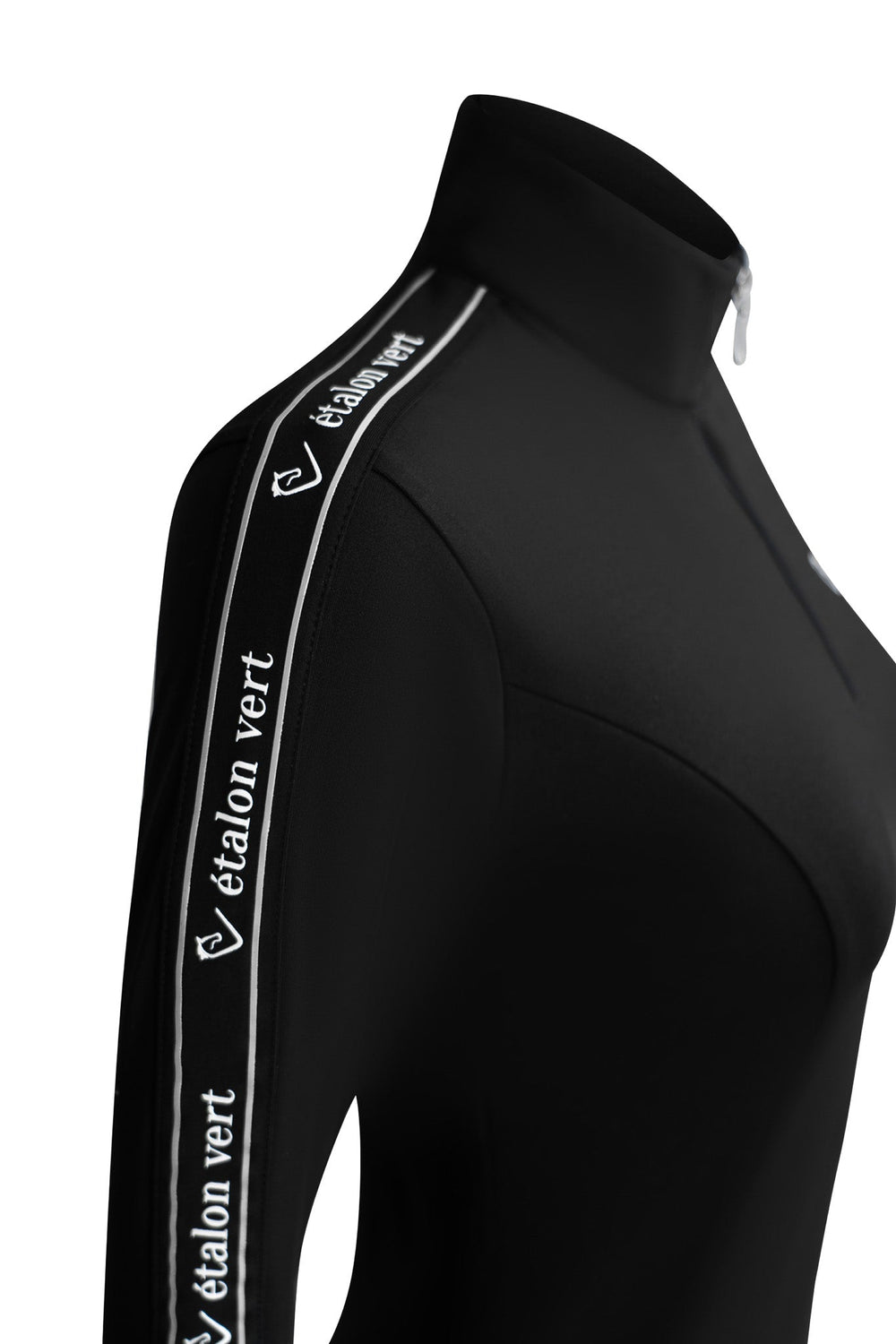 Casall Long-Sleeve Performance Shirt - Black / White - Young Riders