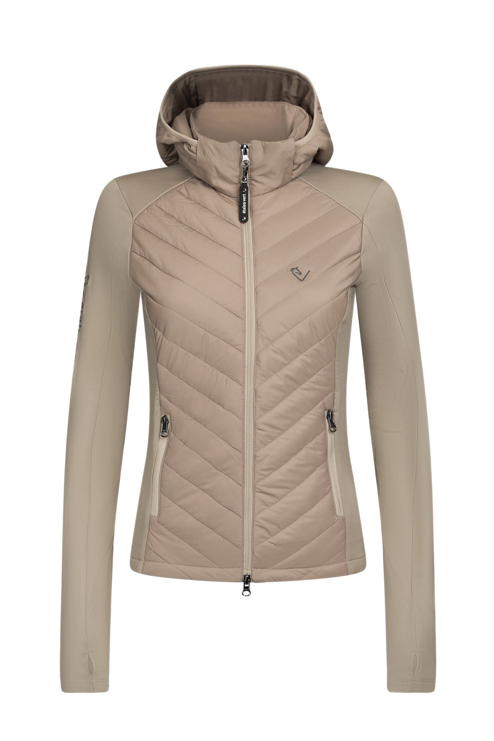 Cassini Hybrid Quilted Jacket - Beige
