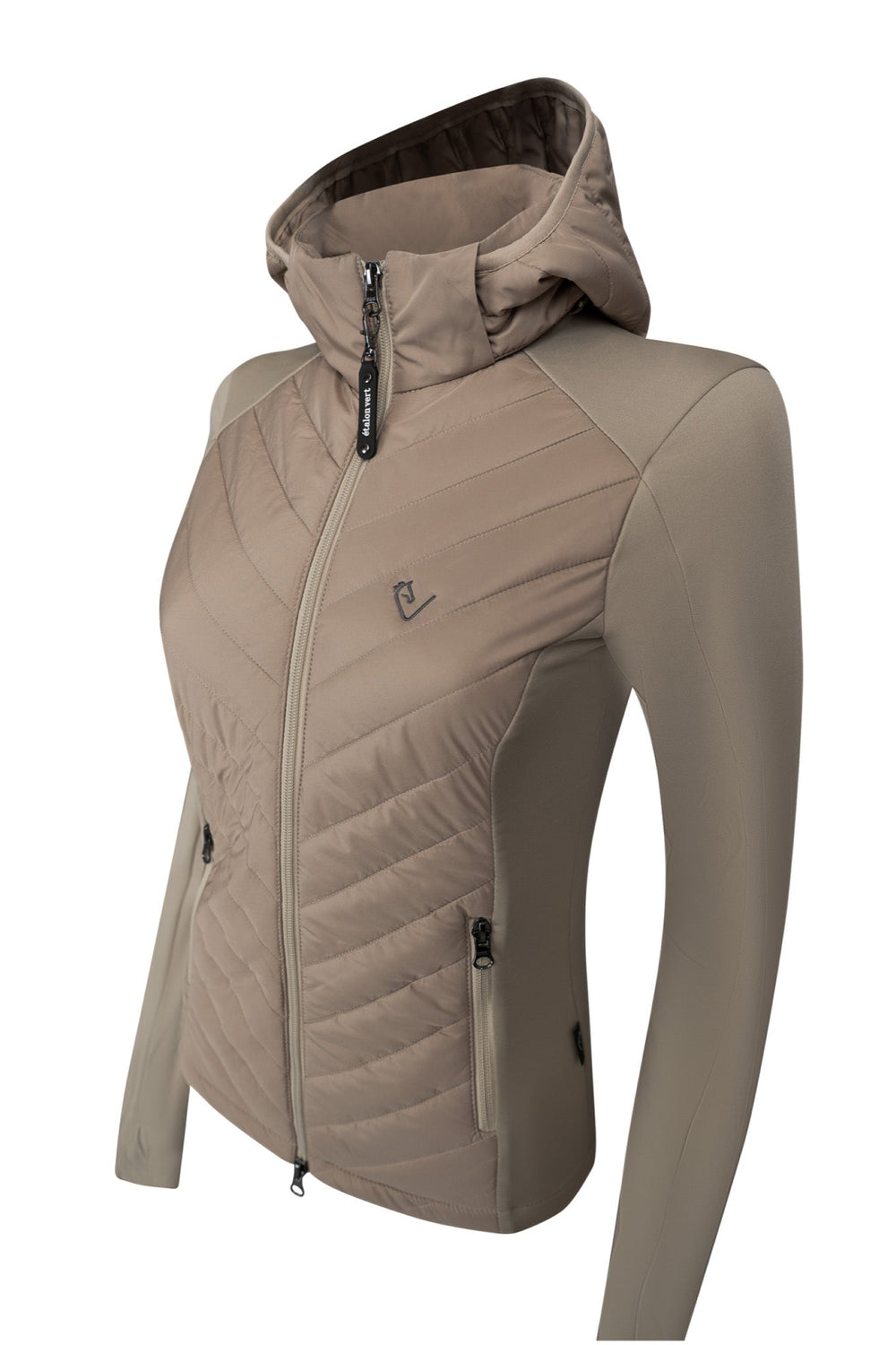Cassini Hybrid Quilted Jacket - Beige