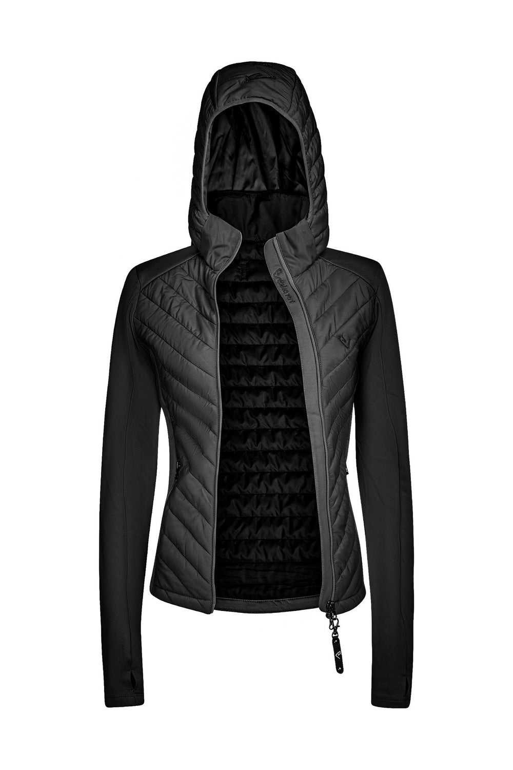 Cassini Hybrid Quilted Jacket - Black